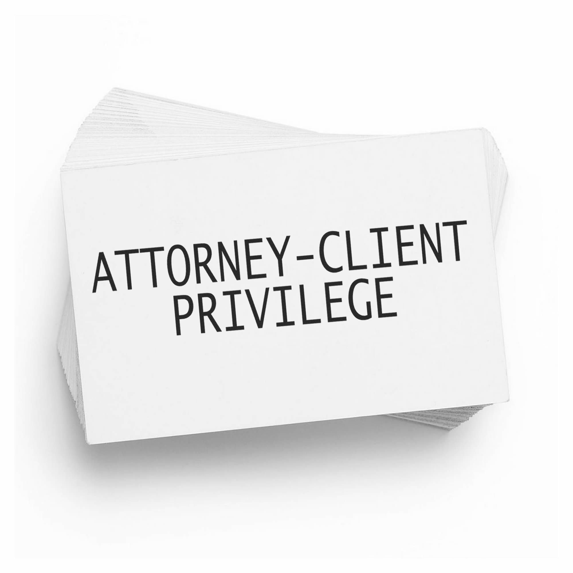 Lawyer Stamp - Large Pre-Inked Attorney-Client Privilege Stamp with Black Ink, Ideal for Legal Assistants - 7/8 x 2-1/4 Size - Durable and Long-Lasting Black Ink Large Pre-Inked Attorney Stamp - Image 9