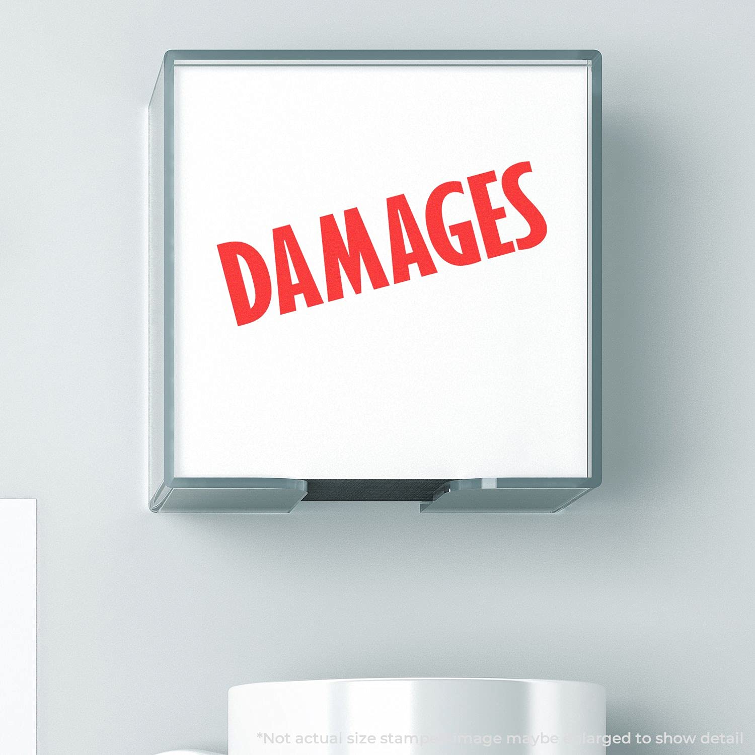 Legal Damages Rubber Stamp, Perfect for Mailroom, Wooden Handle Rubber Stamp, Uses Stamp Pad, Imprint Size Approx 1/2" x 1-1/2", Laser Engraved, USA Made - Image 6