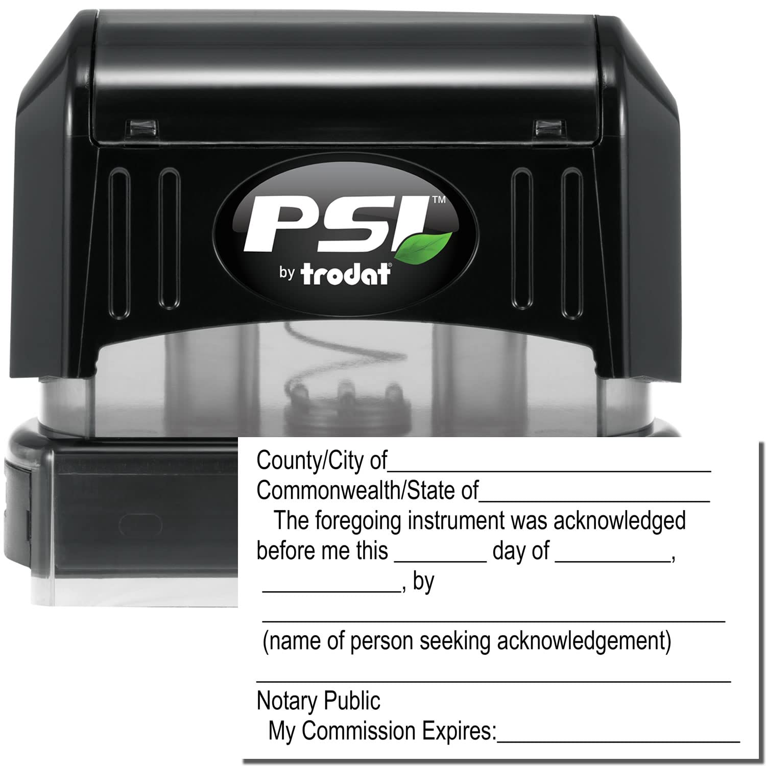 Maryland Notary Supplies Package, Notary Supply for Maryland, PSI Stamps with 5 Ink Color Choices, Kit Inc. Official Notary Stamp, Notary Logbook, and Acknowledgement Stamp - Image 5