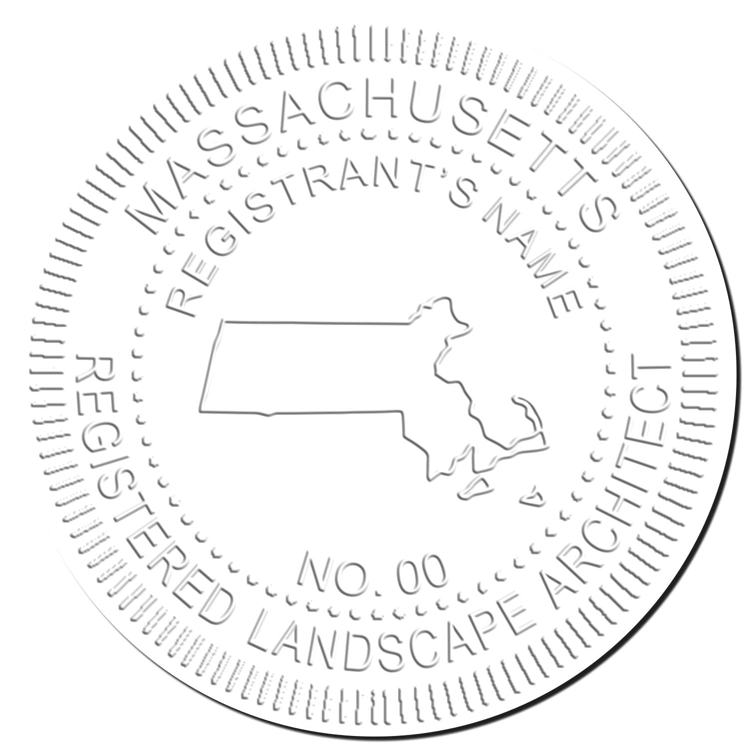 Massachusetts Professional Landscape Architect Seal, Handheld MA Landscape Architect Seal, Size 1-5/8, Ideal for Massachusetts Landscape Architects - Easy to Use, Professional Seal Stamp - Image 4