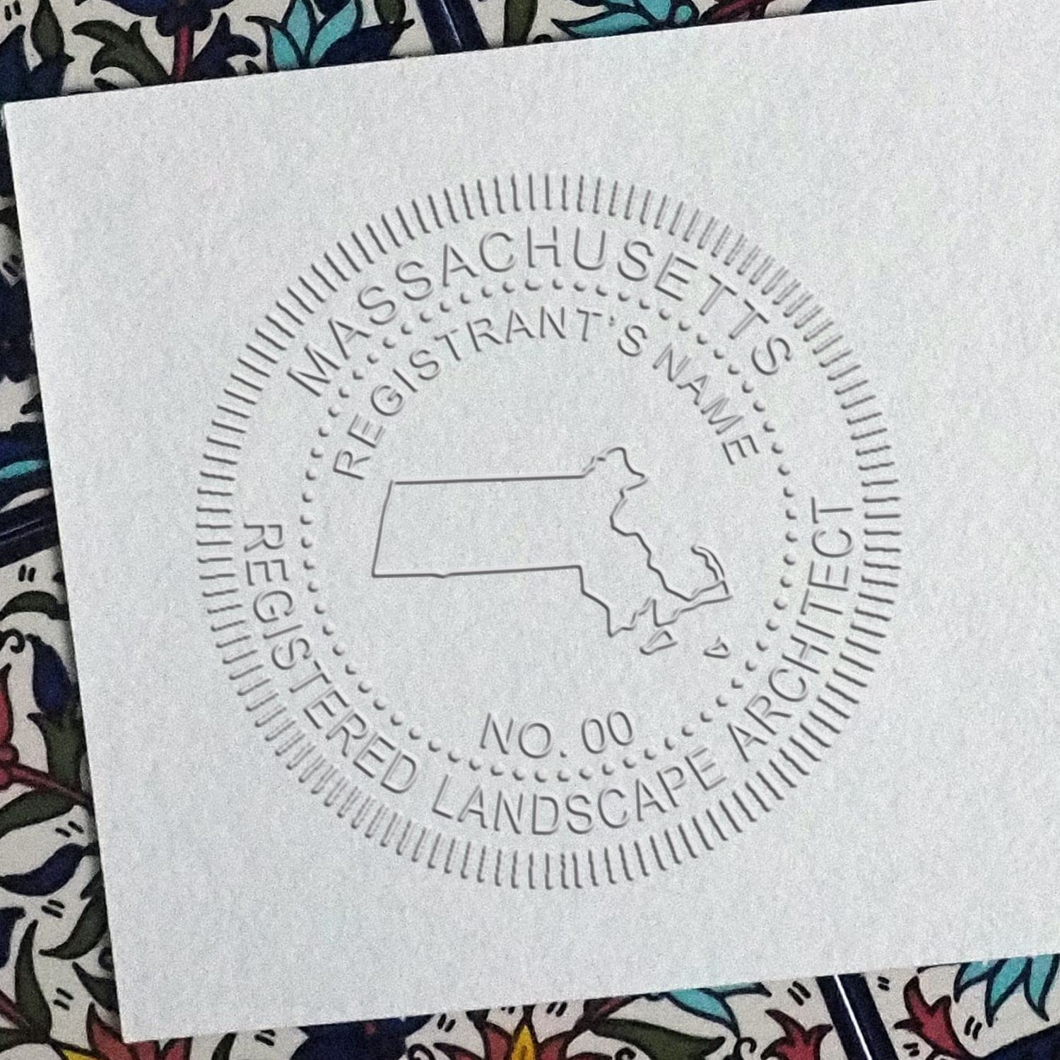 Massachusetts Professional Landscape Architect Seal, Handheld MA Landscape Architect Seal, Size 1-5/8, Ideal for Massachusetts Landscape Architects - Easy to Use, Professional Seal Stamp - Image 6