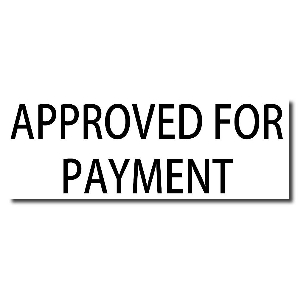 MaxStamp - Self-Inking Approved for Payment Stamp (Blue Ink) - Image 2