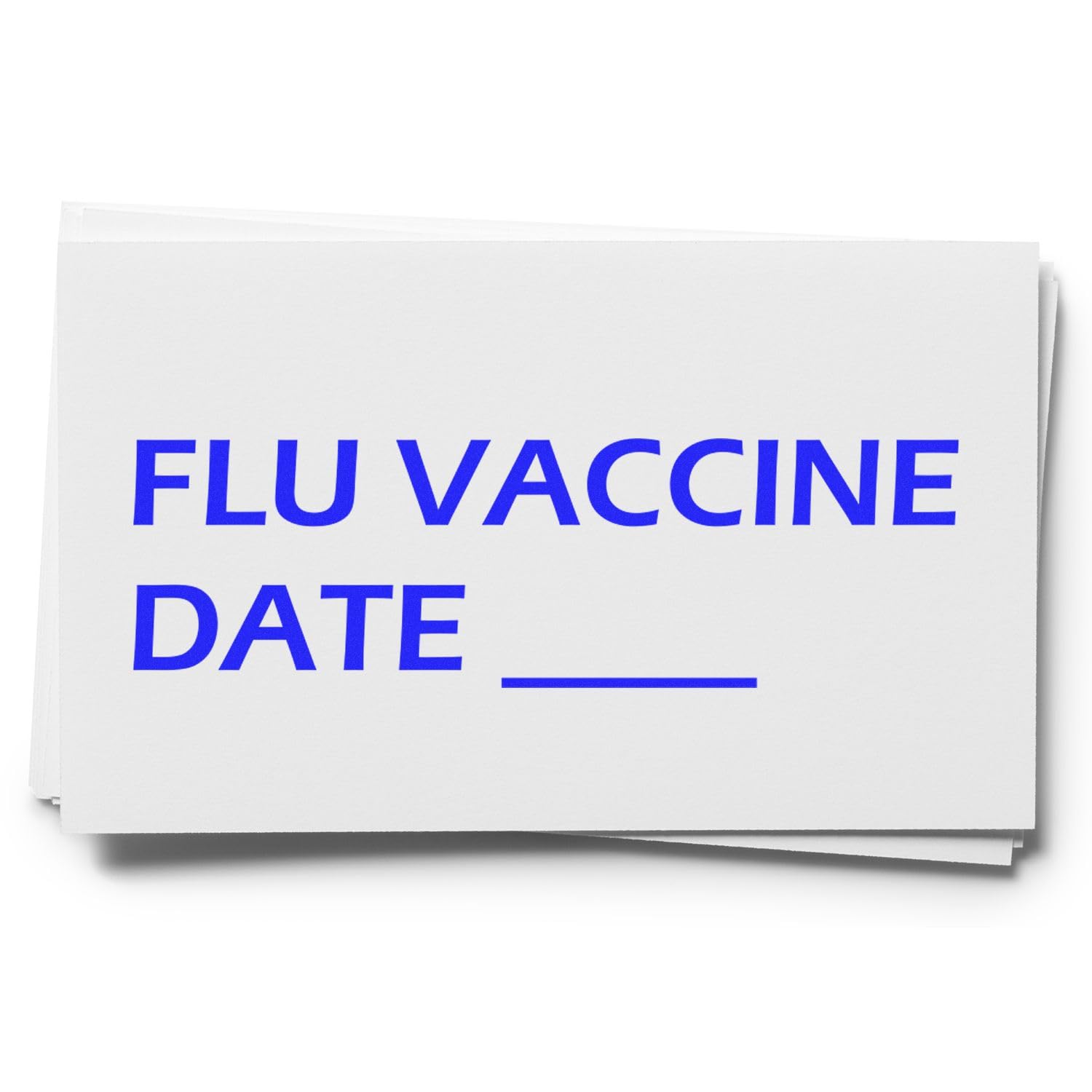 Medical Stamp - Large, Self-Inking Flu Vaccine Date Stamp with Blue Ink, Ideal for Clinical Office Staff, 7/8 x 2-1/4, Blue Ink for Clear Imprints, Essential Tool for Medical Offices - Image 9