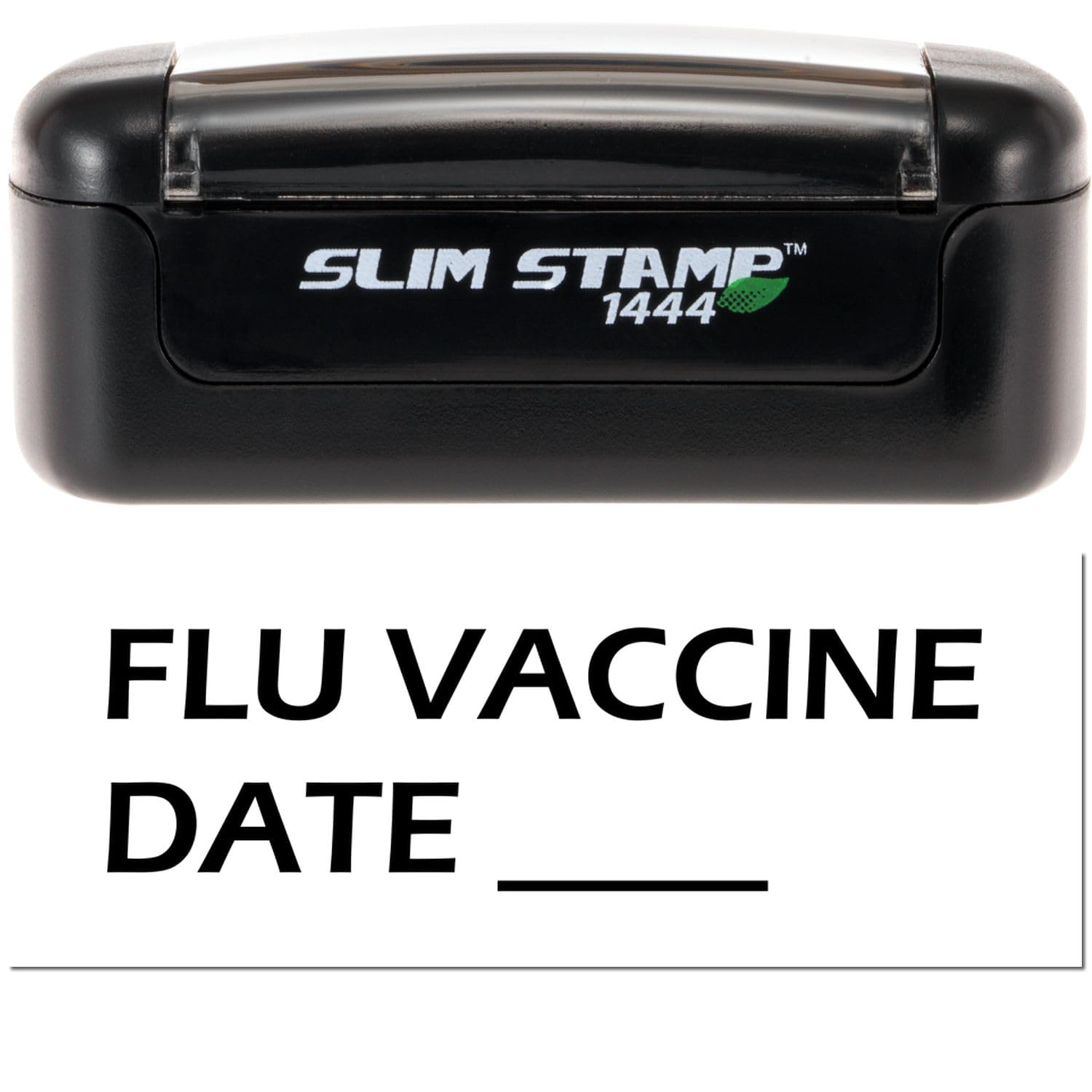 Medical Stamp - Pre-Inked Flu Vaccine Date Stamp with Black Ink, Ideal for Medical Billing Specialists - Black Ink Pre-Inked Flu Vaccine Date Stamp - Essential Tool for Healthcare Professionals - Image 5