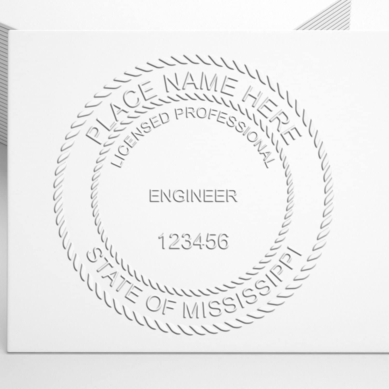 Mississippi PE Seal - Handheld Mississippi Engineer Seal for Licensed Professional Engineers, Size 1-5/8. Ideal for Mississippi Engineers Seeking a Reliable and Efficient Seal, Engineer Seal MS - Image 6