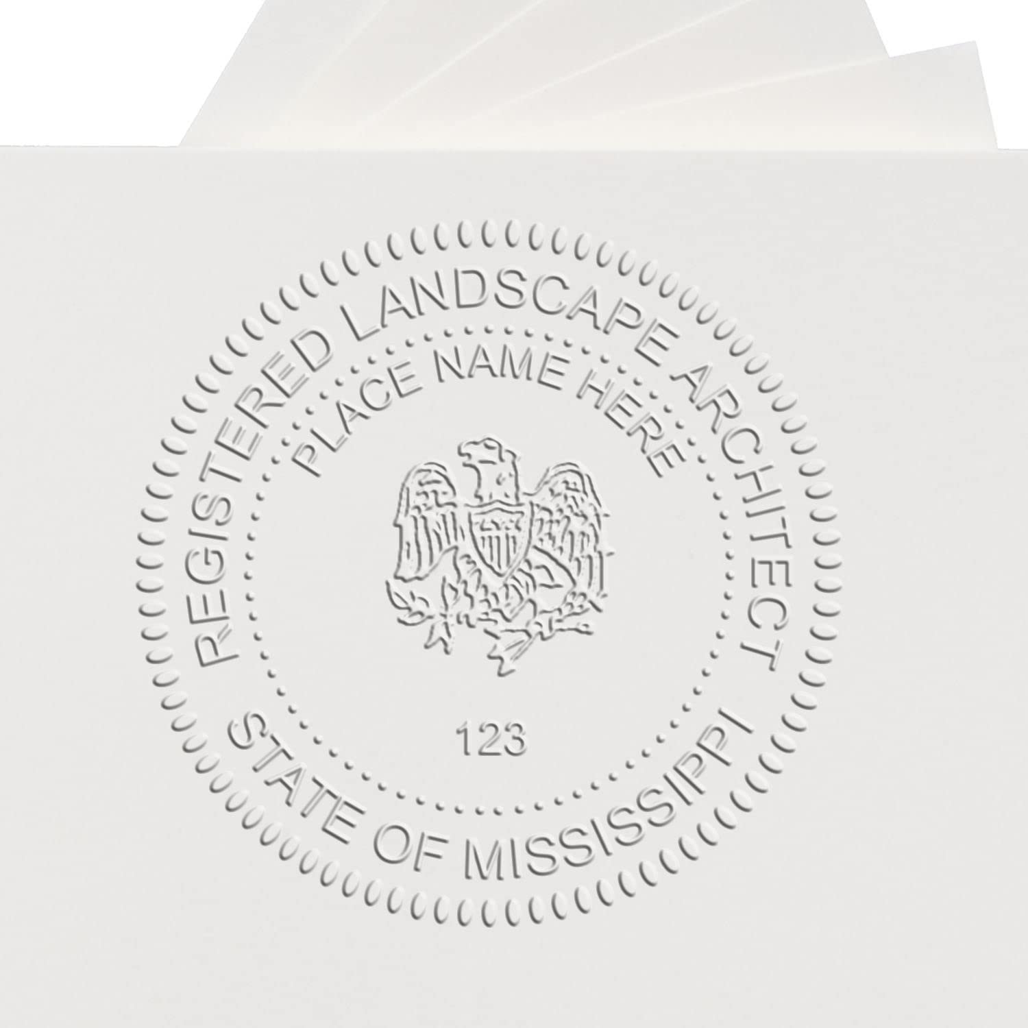 Mississippi Professional Landscape Architect Seal - Handheld, Size 2" - Ideal for MS Landscape Architect, Easy-to-Use Seal for Mississippi Landscape Architects, Professional Seal Stamp - Image 6