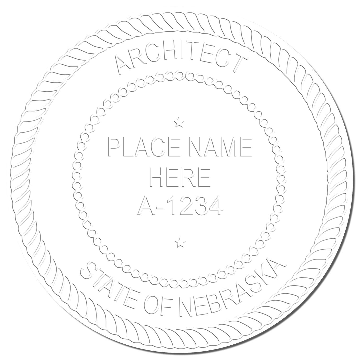 Nebraska Architect Seal - Premium Handheld Architect Embosser, Ideal for Nebraska Architects, Perfect Architect Seal NE for Professional Use - Essential Tool for Nebraska Architect Designs - Image 4