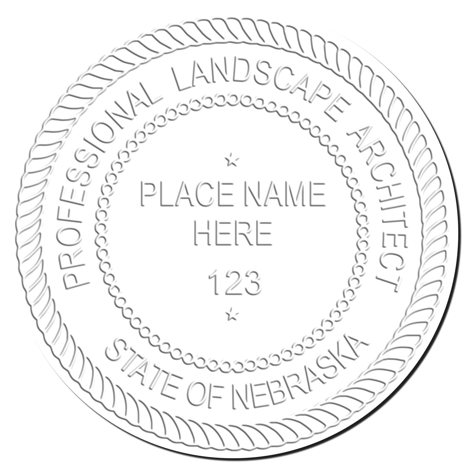 Nebraska Professional Landscape Architect Seal, Handheld Size 2", Ideal for NE Landscape Architect, and Easy-to-Use Seal for Nebraska Landscape Architect Projects, Professional Seal Stamp - Image 4