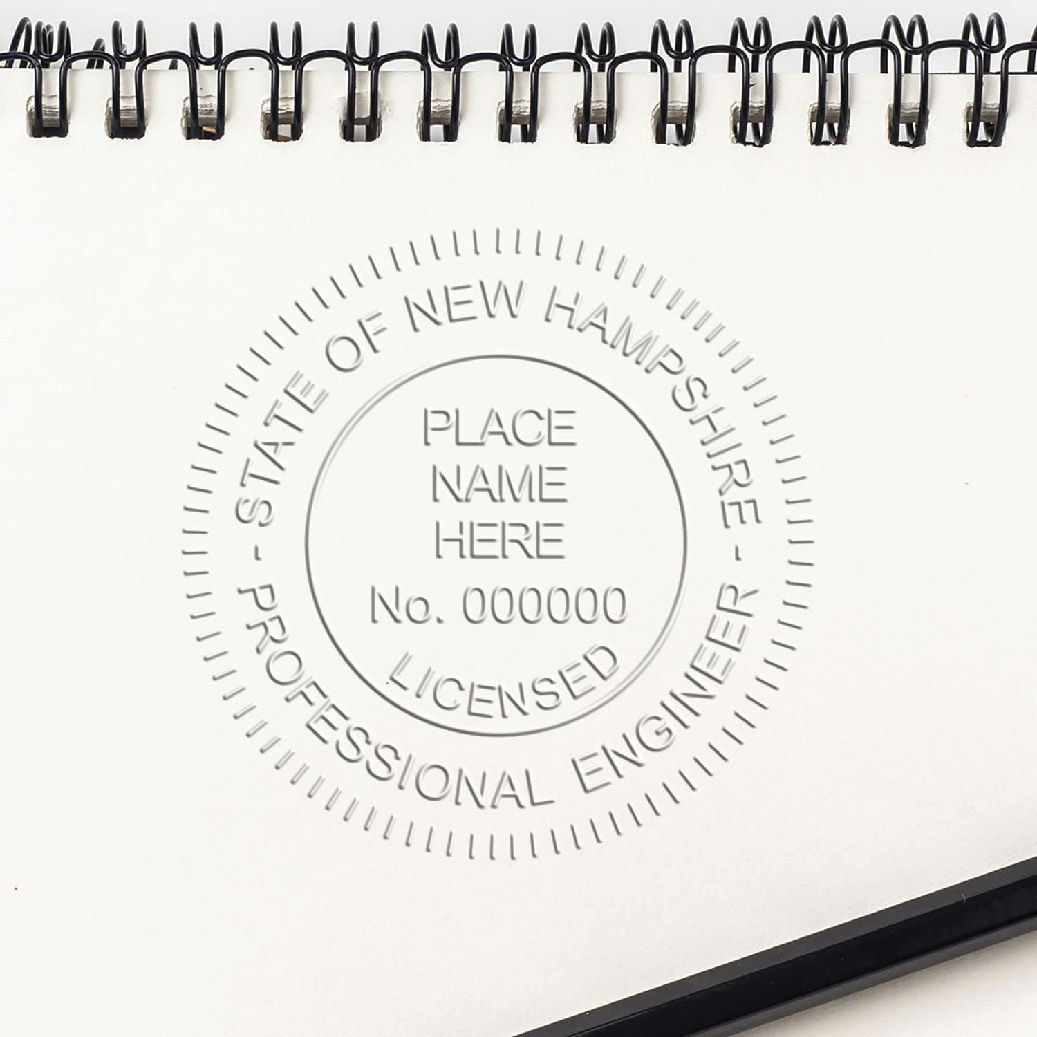 New Hampshire PE Seal -Handheld Licensed Professional Engineer Seal, Ideal for New Hampshire Engineers, Size 1-5/8, New Hampshire Engineer Seal - Tool for Engineering Projects in New Hampshire - Image 6