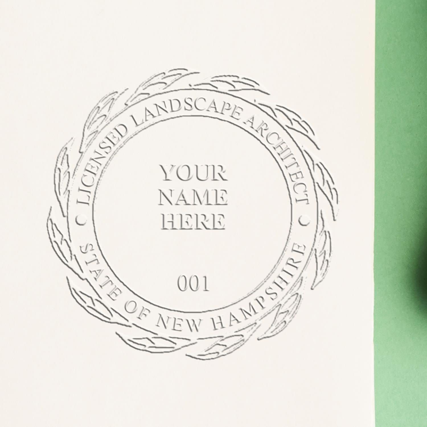 New Hampshire Professional Landscape Architect Seal, Handheld 1-1/2, Ideal for NH Landscape Architects - Easy-to-Use Seal for Landscape Architecture Projects in New Hampshire, NH Professional Seal - Image 7