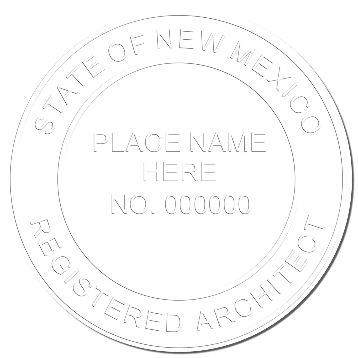 New Mexico Architect Seal - Premium Handheld Embossed Stamp, Ideal for New Mexico Architects, Size 1-3/4, Architect Seal NM - Essential Tool for Professional Architectural Projects in New Mexico - Image 4