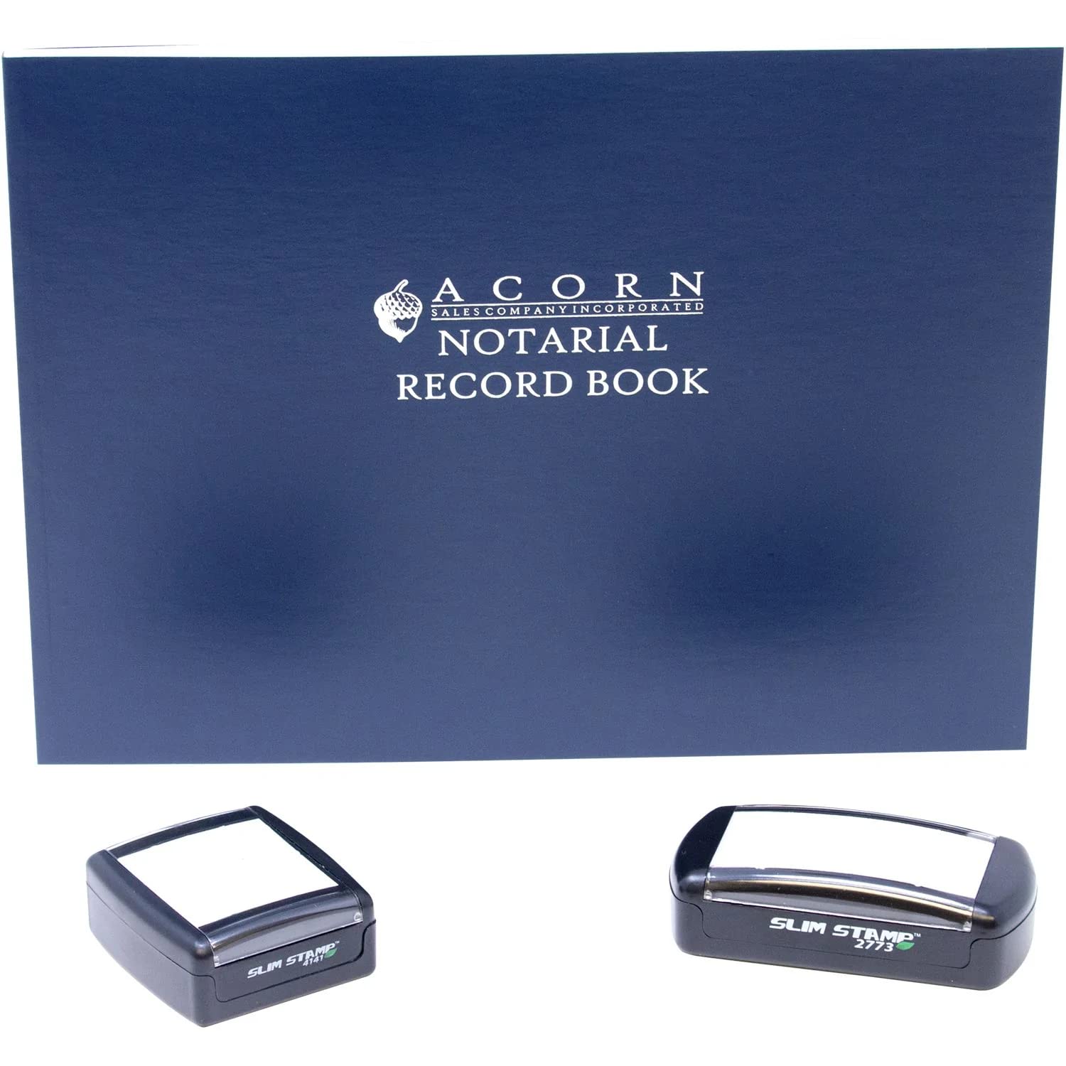 New Mexico Notary Public Supplies Package Kit Includes: Acknowledgement Stamp, Notary Log Book and a Round Notary Stamp - Compact and Portable Stamps, 5 Ink Colors