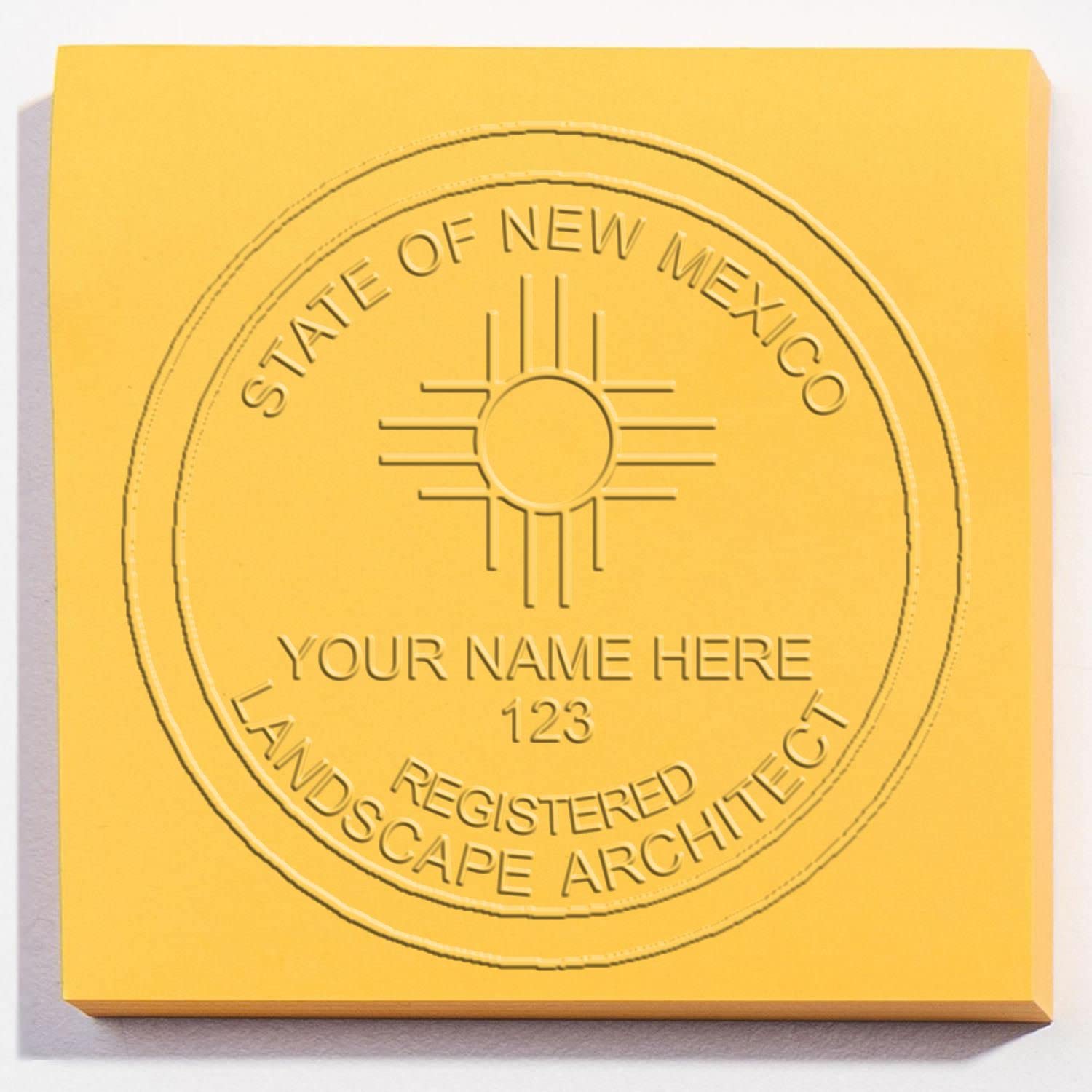 New Mexico Professional Landscape Architect Seal, Handheld NM Landscape Architect Seal, Ideal for New Mexico Landscape Architects, Size 1-3/4, and Convenient for Professional Use, Seal Stamp - Image 6
