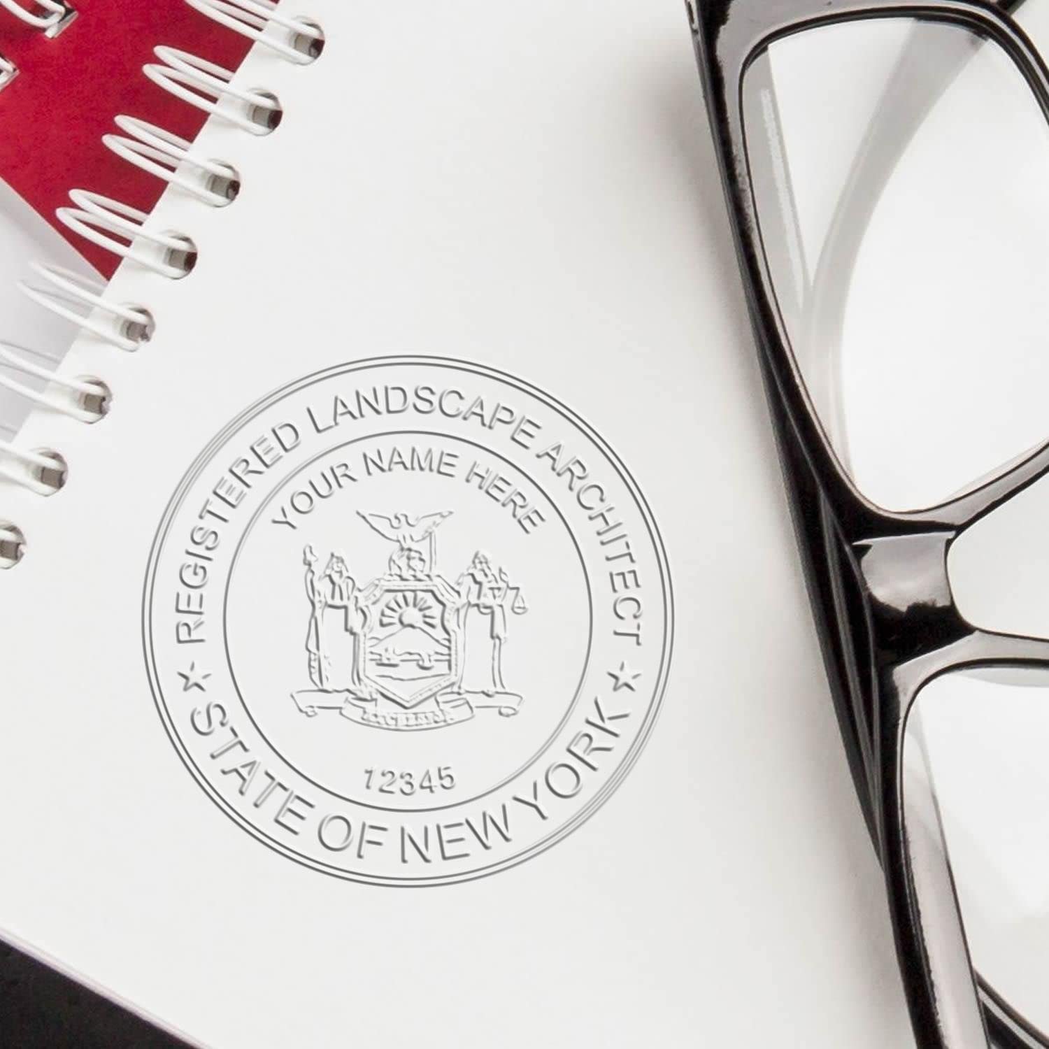 New York Professional Landscape Architect Seal, Handheld NY Landscape Architect Seal, Size 1-3/4 - Ideal for New York Landscape Architects, and Easy to Use, Professional Seal Stamp - Image 6