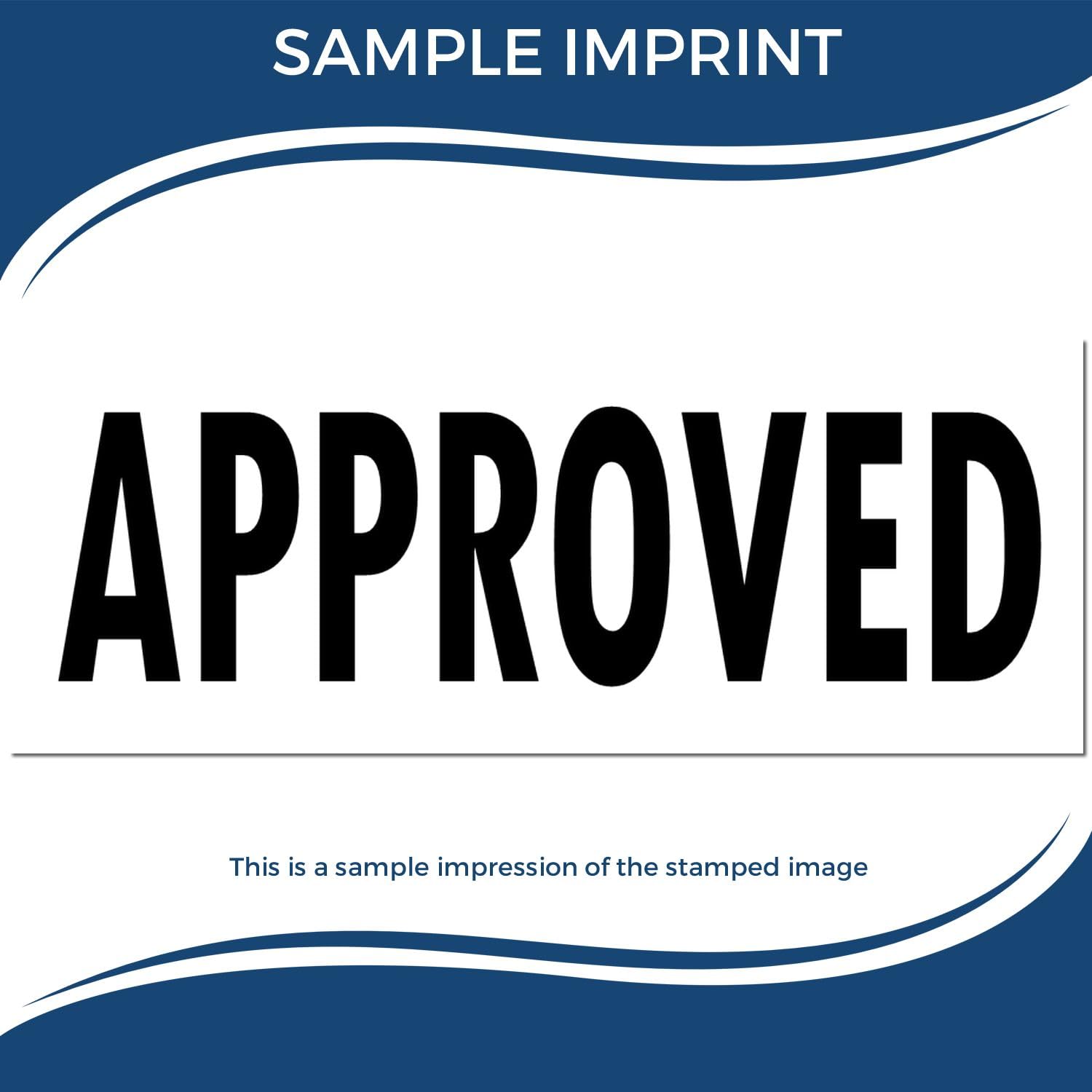 Office Stamp - Black Ink Self-Inking Approved Stamp, Ideal for Clerical Staff, Efficient and Quick Document Marking, 1/2 x 1-1/2, Durable and Long-Lasting, Ideal for Busy Office Environments - Image 7