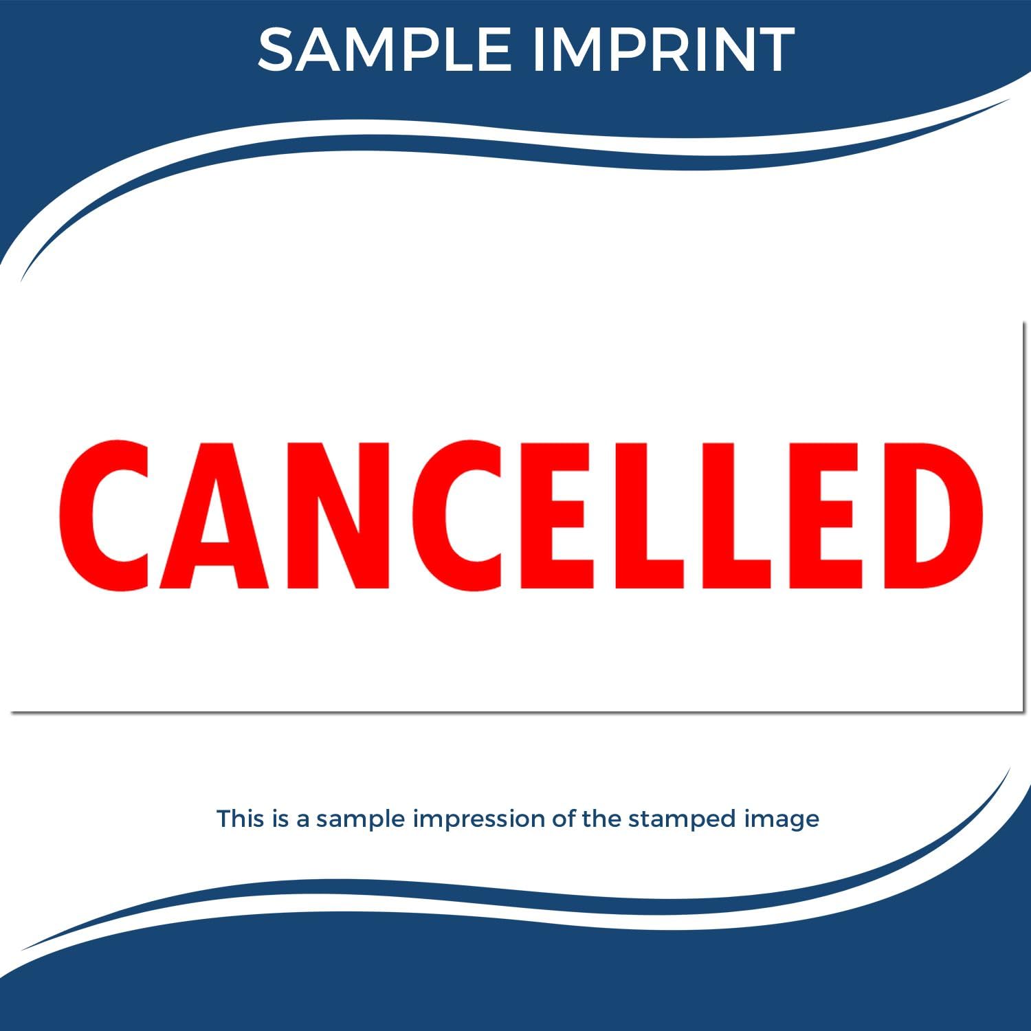 Office Stamp - Large Pre-Inked Cancelled Stamp with Vibrant Red Ink, Ideal for Relationship Managers, 7/8 x 2-1/4 Size, Quality and Durable, Ideal for Efficient Document Management and Office Use - Image 7