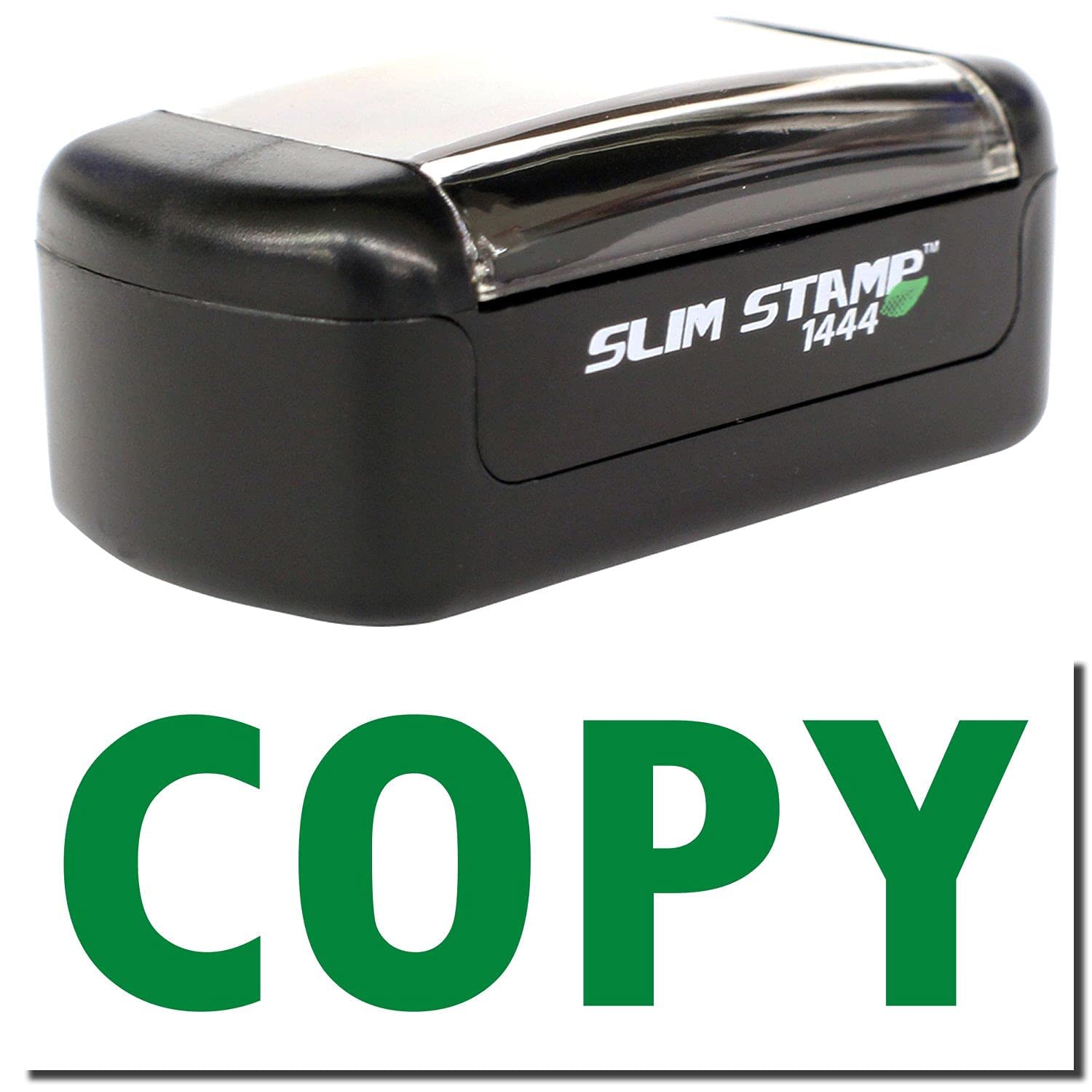 Office Supply Stamp - Slim Pre-Inked Copy Stamp with Green Ink, Ideal for Customer Service Representatives, 1/2 x 1-1/2, Quality, Durable, Easy-to-Use Copy Stamp, Ideal for Office Use - Image 3