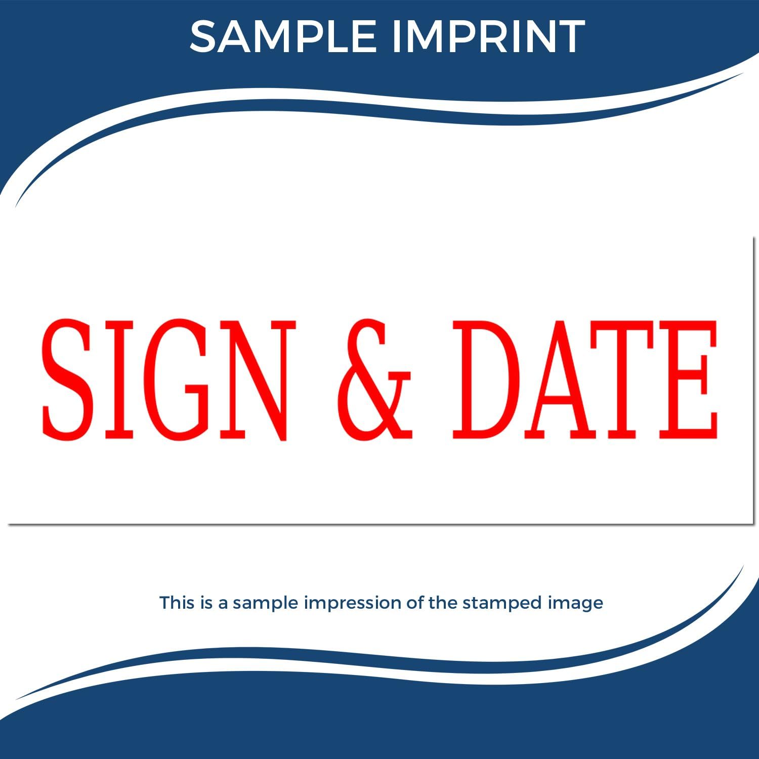 Phrase Stamp - Large Pre-Inked Sign and Date Stamp with Vibrant Red Ink, Ideal for Paralegals, 7/8 x 2-1/4, Long-Lasting, Easy to Use - Ideal for Legal Documentation and Office Use - Image 7