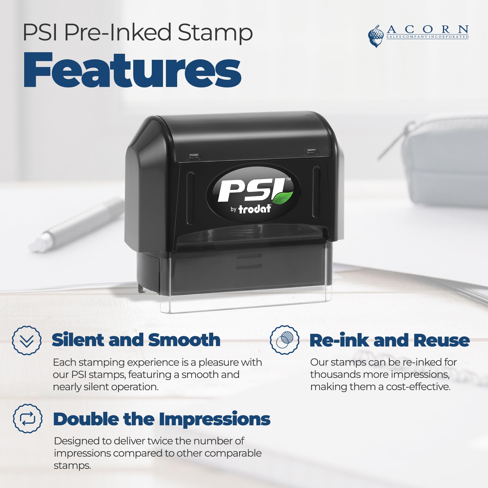 Pre-Inked Connecticut Notary Public Stamp, Up to 15K Imprints, Notary Stamp CT, Press and Print Stamping, Rectangular 7/8" x 2-1/4", Notarial Stamp Connecticut - Image 5