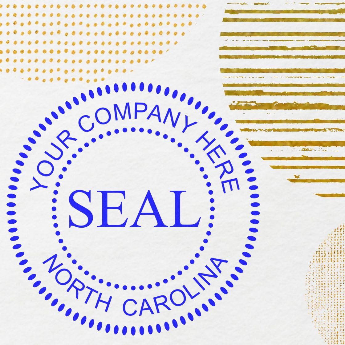 Pre-Inked Slim Company Stamp for North Carolina, Your Choice 5 Ink Colors, C-Corp Seal or S-Corp Seals, NC Corporate Seal Stamp, 1-5/8, Custom Corporate Seal Stamp, Custom Company Inked Stamp - Image 6