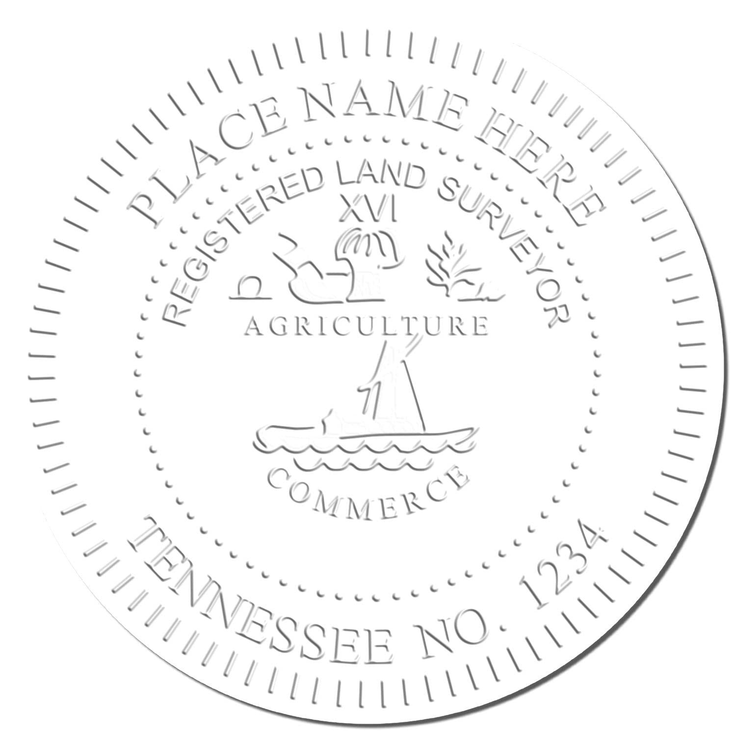 Premium Extended Long Reach Registered Land Surveyor Seal for Tennessee - PLS Seal TN, Ideal for Professional Land Surveyors in Tennessee, Land Surveyor Seal Tennessee - Essential Tool for Surveying - Image 4
