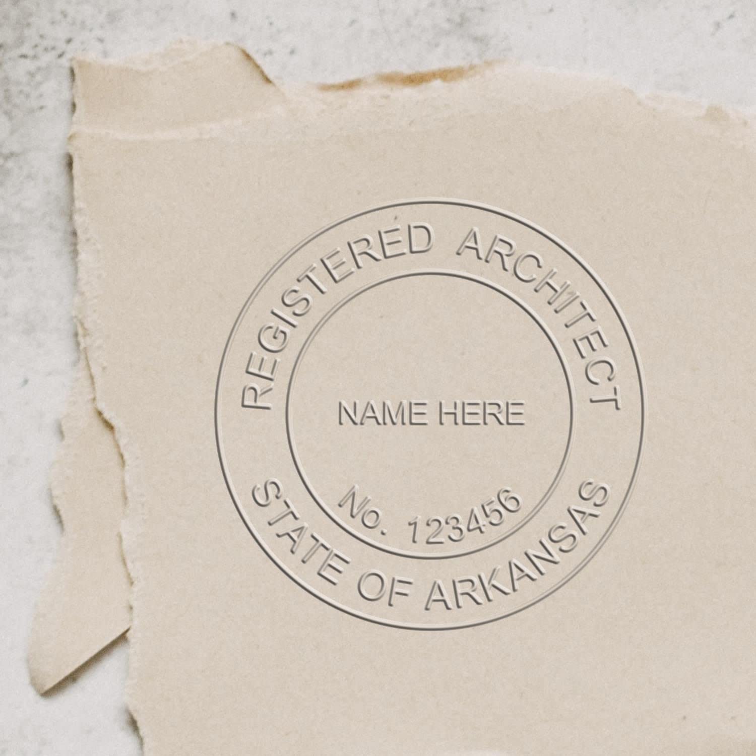 Premium Handheld Architect Embossed Seal, Ideal for Arkansas Architects - Architect Seal AR, Perfect Size 1-1/2 - Essential Tool for Arkansas Architect Seal Requirements - AR Architect’s Seal - Image 6