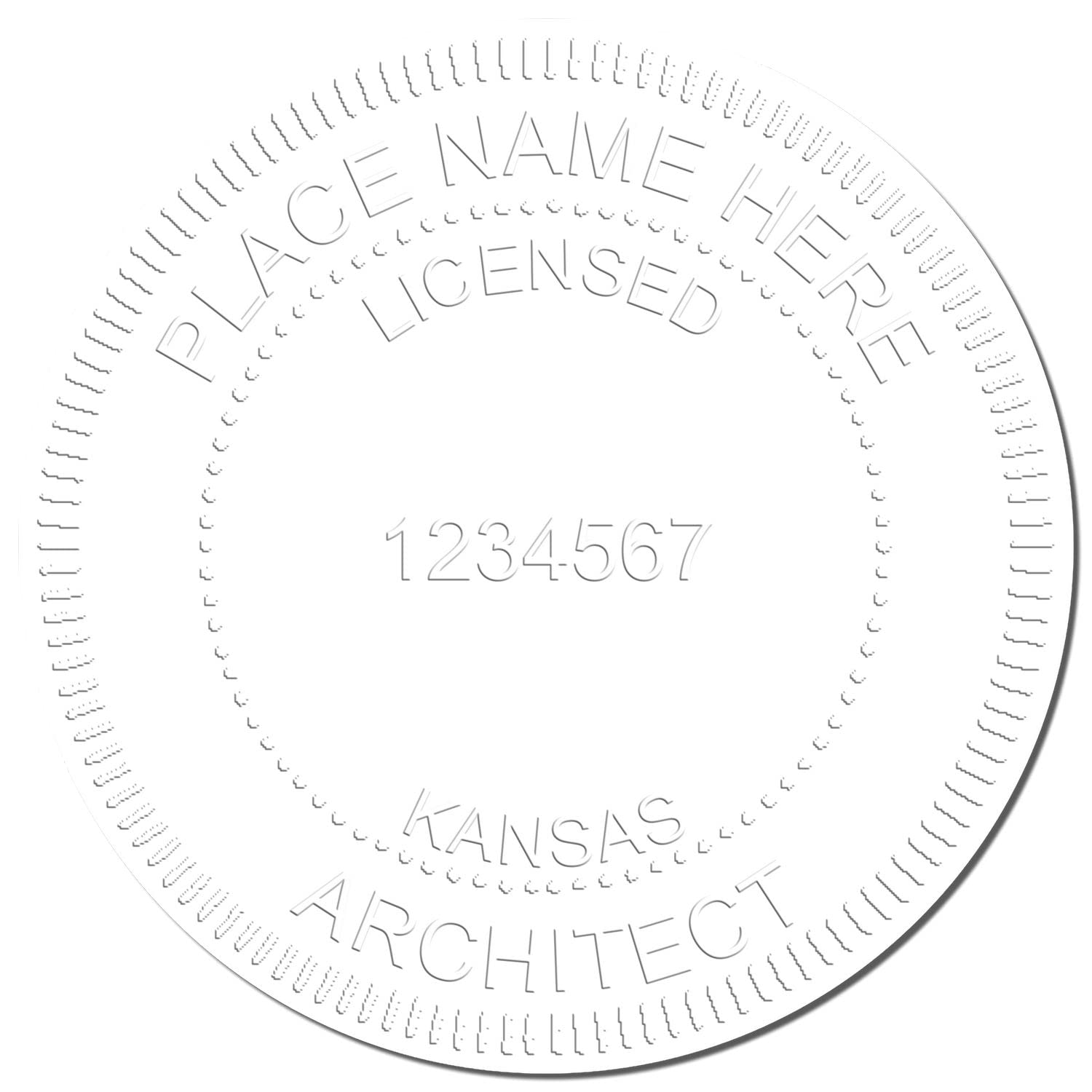 Premium Handheld Architect Embossed Seal, Ideal for Kansas Architect, Perfect Tool for Professional Kansas Architect Seal Requirements, Architect Seal KS - Essential for Kansas Architects - Image 4