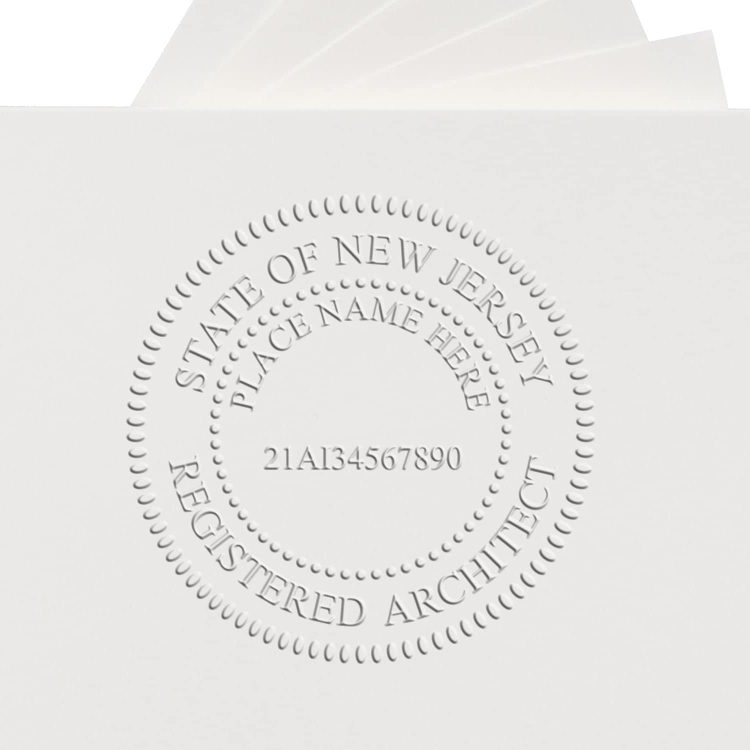 Premium Handheld Architect Embossed Seal - Ideal for New Jersey Architects, New Jersey Architect Seal, Perfect Size 1-1/2 - Essential Tool for Architect Seal NJ - Designed for Professional Use - Image 6