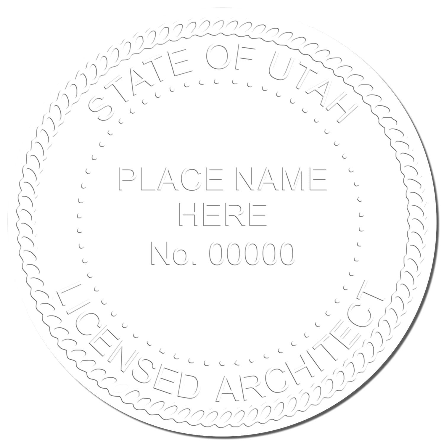 Premium Handheld Architect Embossed Seal Stamp - Ideal for Utah Architects, Utah Architect Seal, Perfect Size 1-5/8 - Essential Architect Seal UT, Designed for Professional Use in Utah - Image 4