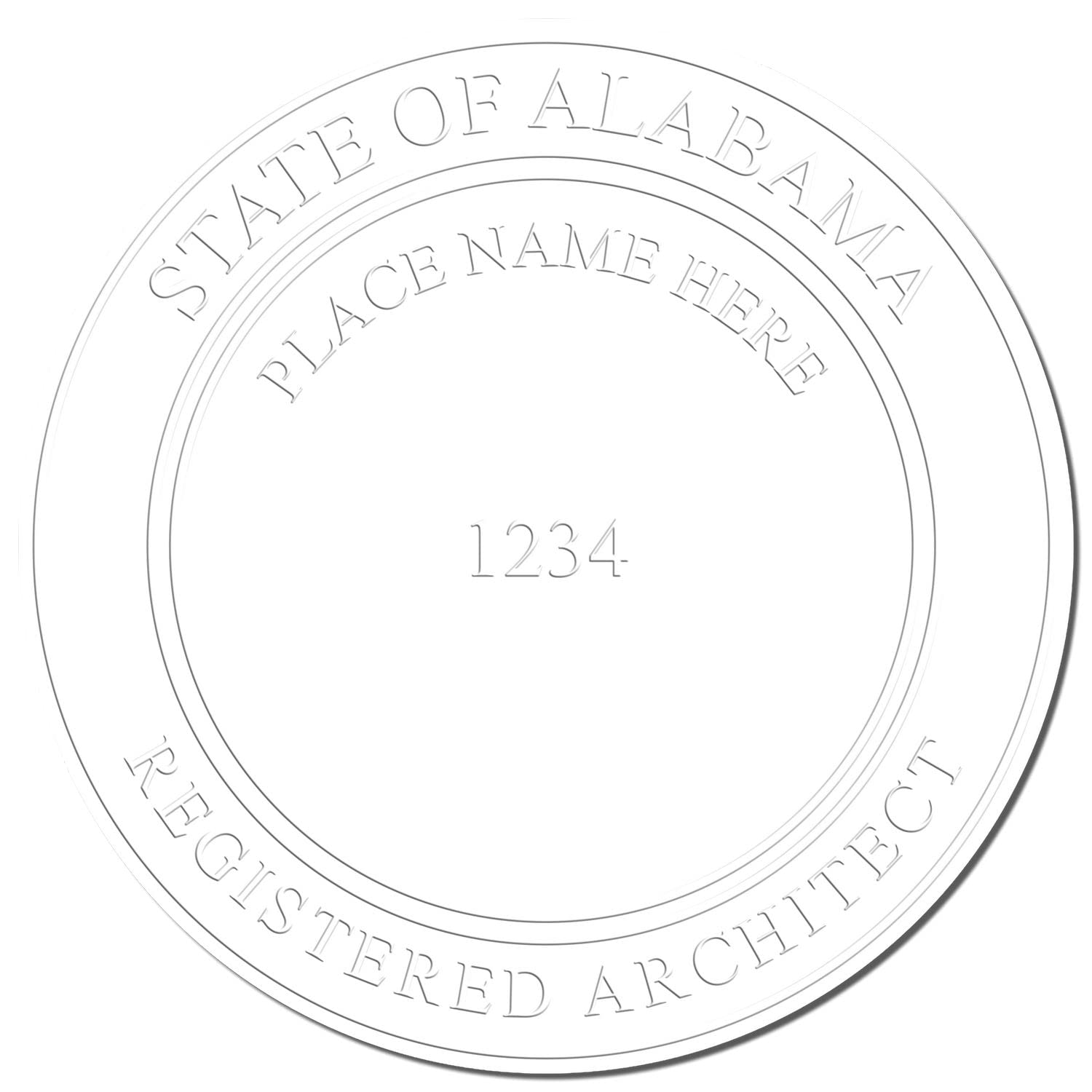 Premium Handheld Architect Embosser - Ideal for Alabama Architects, Alabama Architect Seal, Perfect Size 2" Design, Architect Seal AL - Essential Tool for Professional Alabama Architect - Image 4