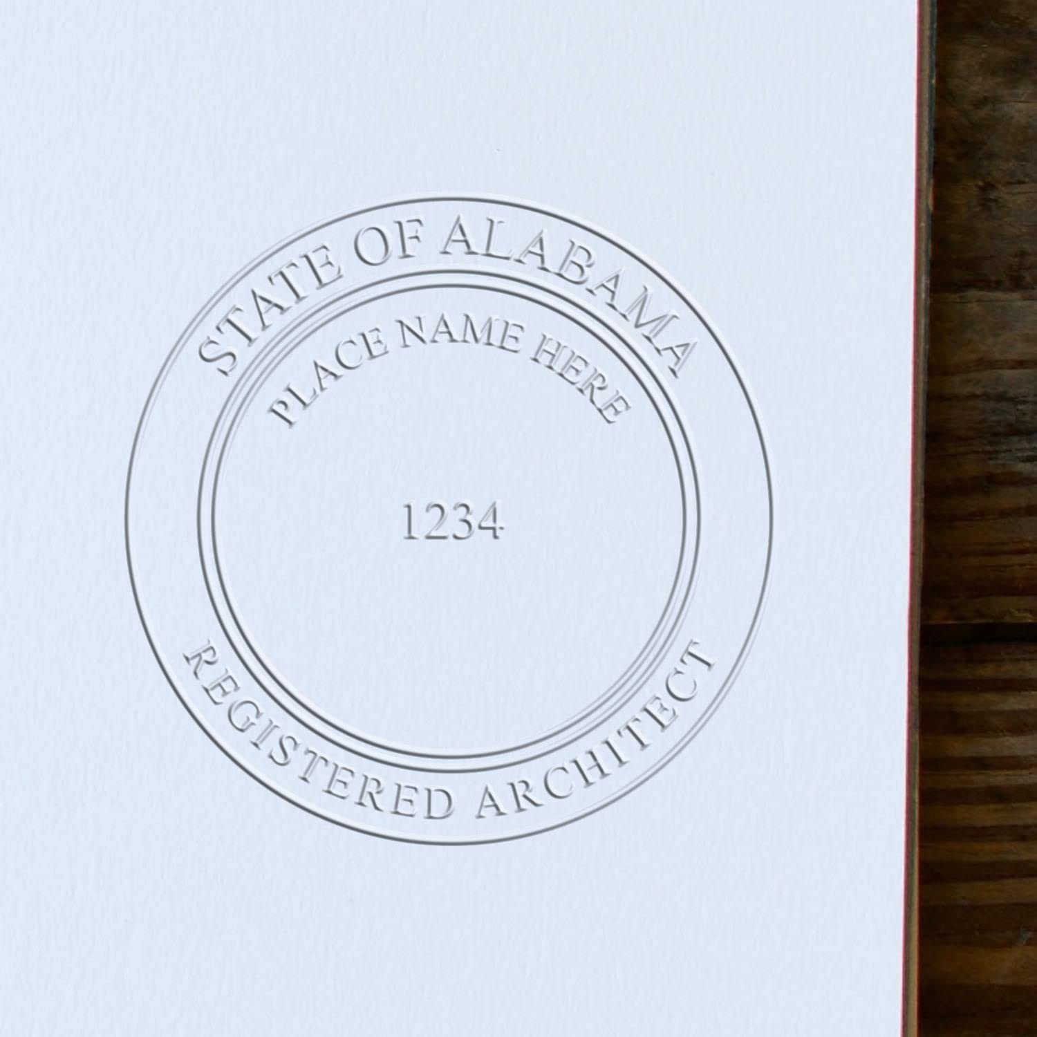 Premium Handheld Architect Embosser - Ideal for Alabama Architects, Alabama Architect Seal, Perfect Size 2" Design, Architect Seal AL - Essential Tool for Professional Alabama Architect - Image 6