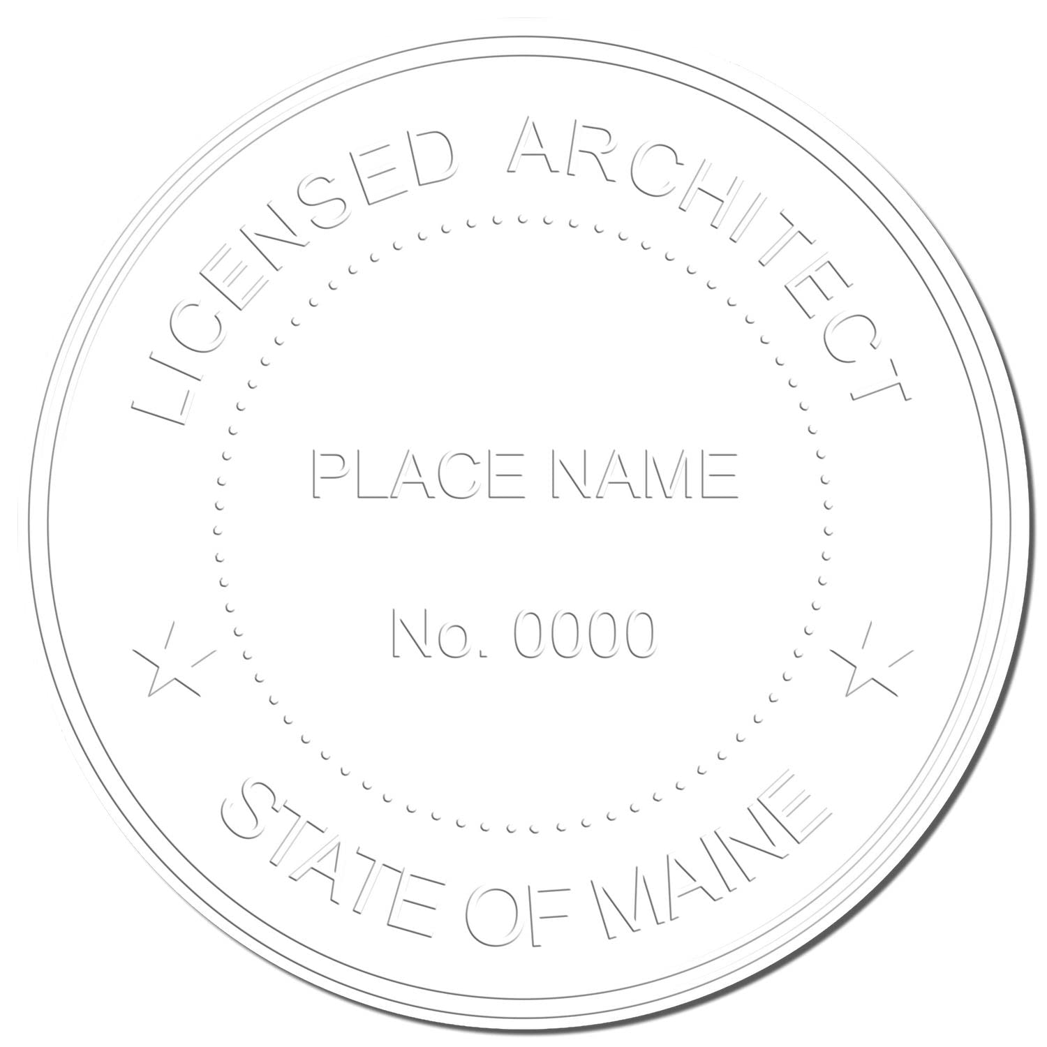 Premium Handheld Architect Seal Embosser - Ideal for Maine Architects, Maine Architect Seal, Perfect Size 1-3/4 - Essential Tool for Architect Seal ME - Designed for Professional Maine Architects - Image 4