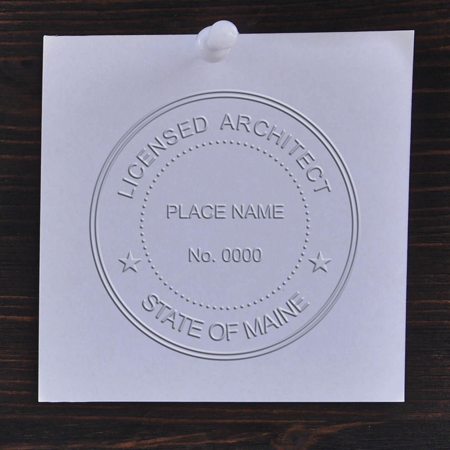 Premium Handheld Architect Seal Embosser - Ideal for Maine Architects, Maine Architect Seal, Perfect Size 1-3/4 - Essential Tool for Architect Seal ME - Designed for Professional Maine Architects - Image 6