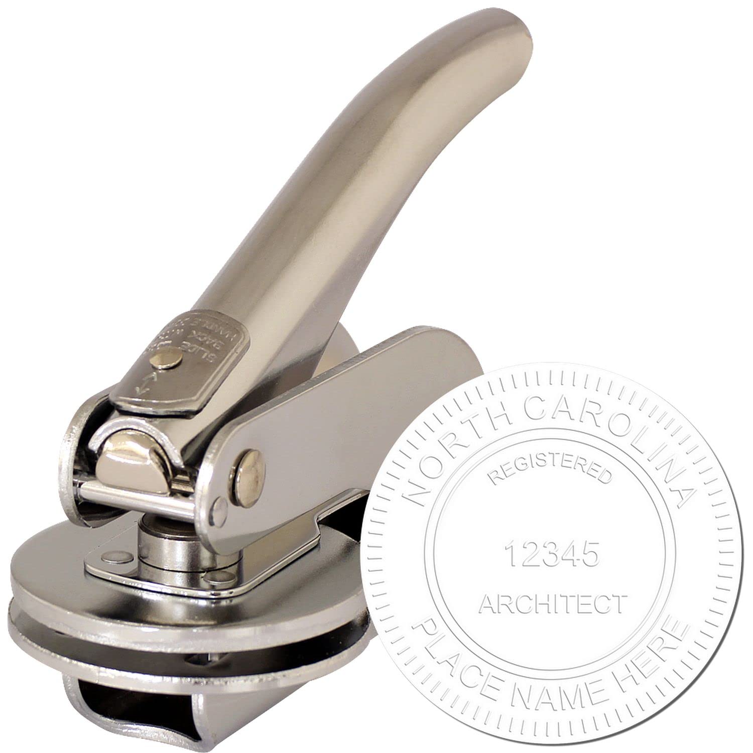 Premium Handheld Architect Seal Embosser - Ideal for North Carolina Architects, North Carolina Architect Seal, Essential Tool for Architect Seal NC - Designed for Professional Use in North Carolina - Image 2