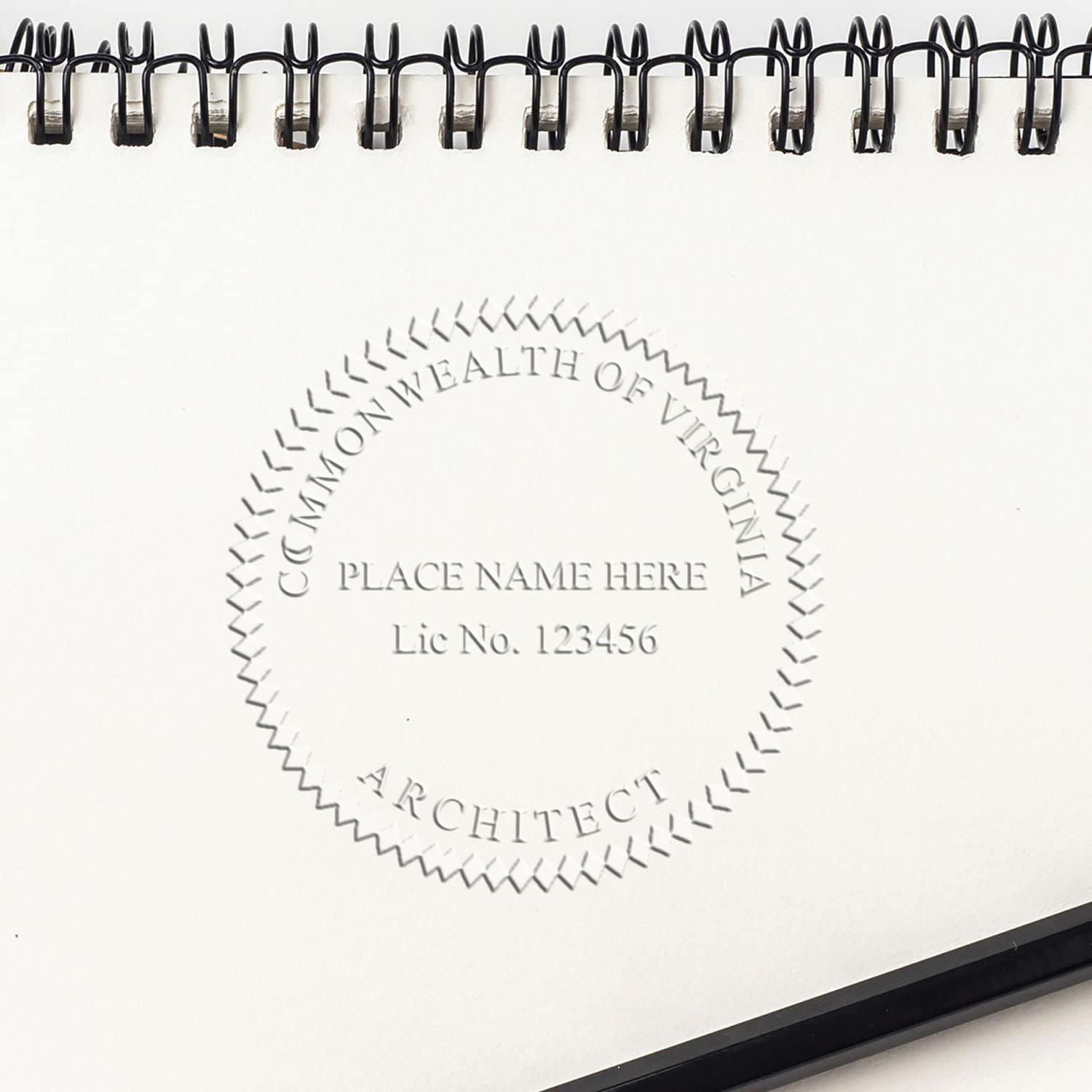 Premium Handheld Architect Seal Embosser - Ideal for Virginia Architects, Virginia Architect Seal, Perfect 2" Size, Size, Essential Tool for Architect Seal VA - Designed for Virginia Architects