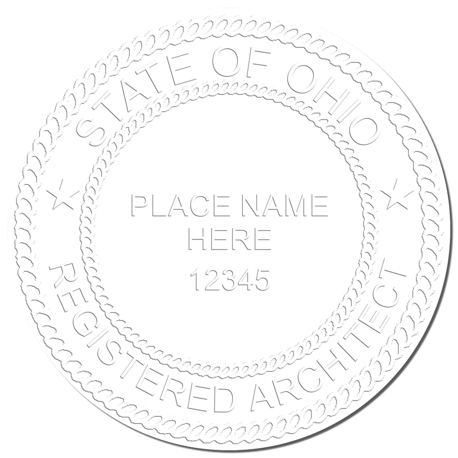 Premium Handheld Architect Seal for Ohio - Ohio Architect Seal, Ideal Size 2" - Ideal for Professional Ohio Architects - Architect Seal OH, Essential Tool for Architecture - OH Architectural Seal - Image 4