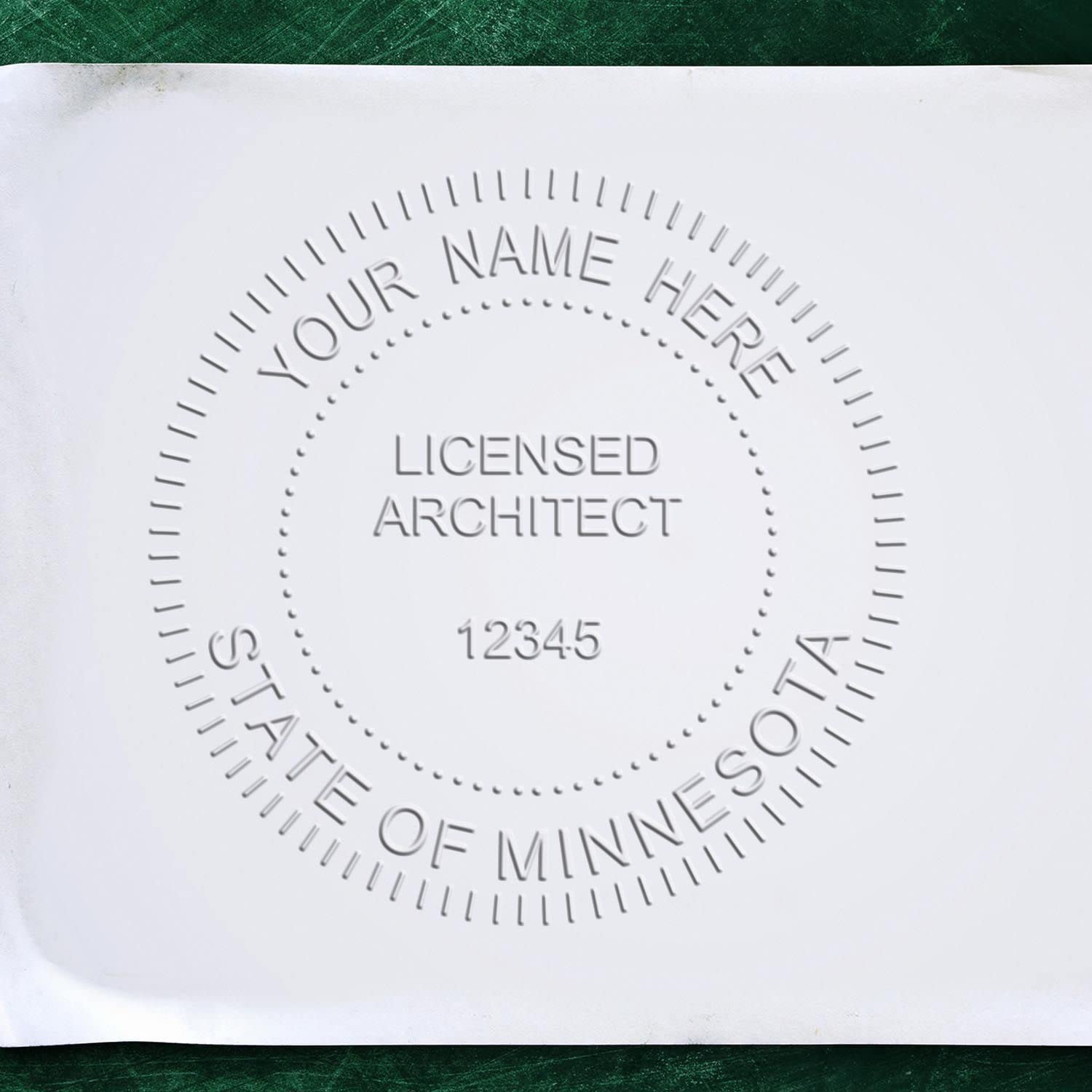 Premium Handheld Architectural Embossed Seal, Minnesota Architect Seal, Ideal for Minnesota Architects, Size 1-5/8, Architect Seal MN - Essential Tool for Professional Architects in Minnesota - Image 6