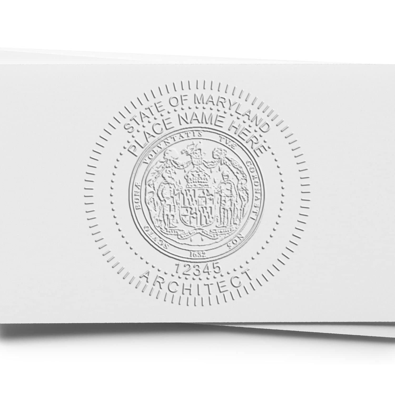 Premium Handheld Architectural Embosser - Ideal for Maryland Architect, Incorporates Maryland Architect Seal, Size 1-5/8 - Perfect Tool for Architect Seal MD - Essential for Maryland Architects - Image 6
