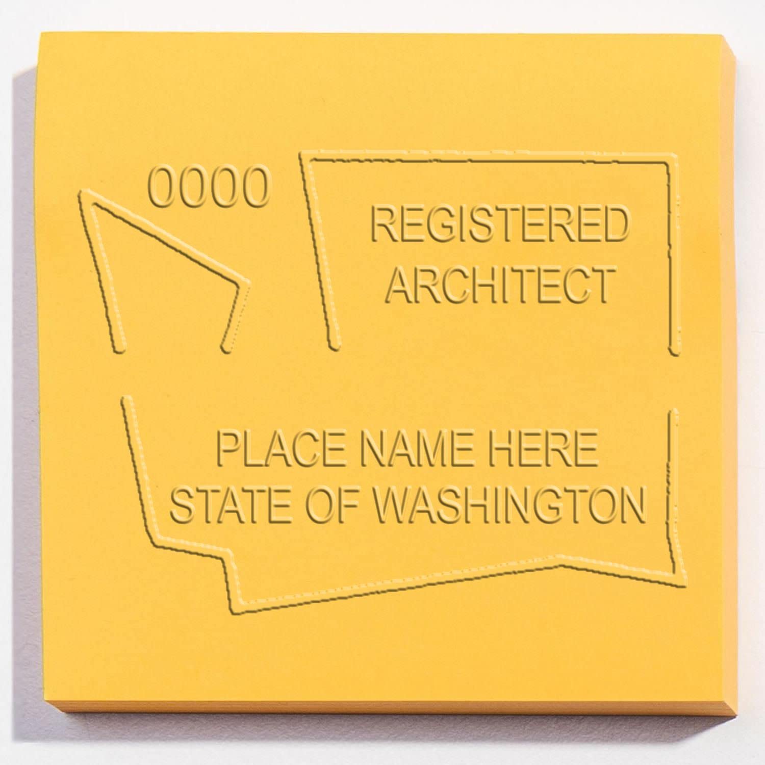 Premium Handheld Architectural Embosser - Ideal for Washington Architect Seal, Perfect Tool for Washington Architect, Architect Seal WA - Essential for Professional Architectural Projects