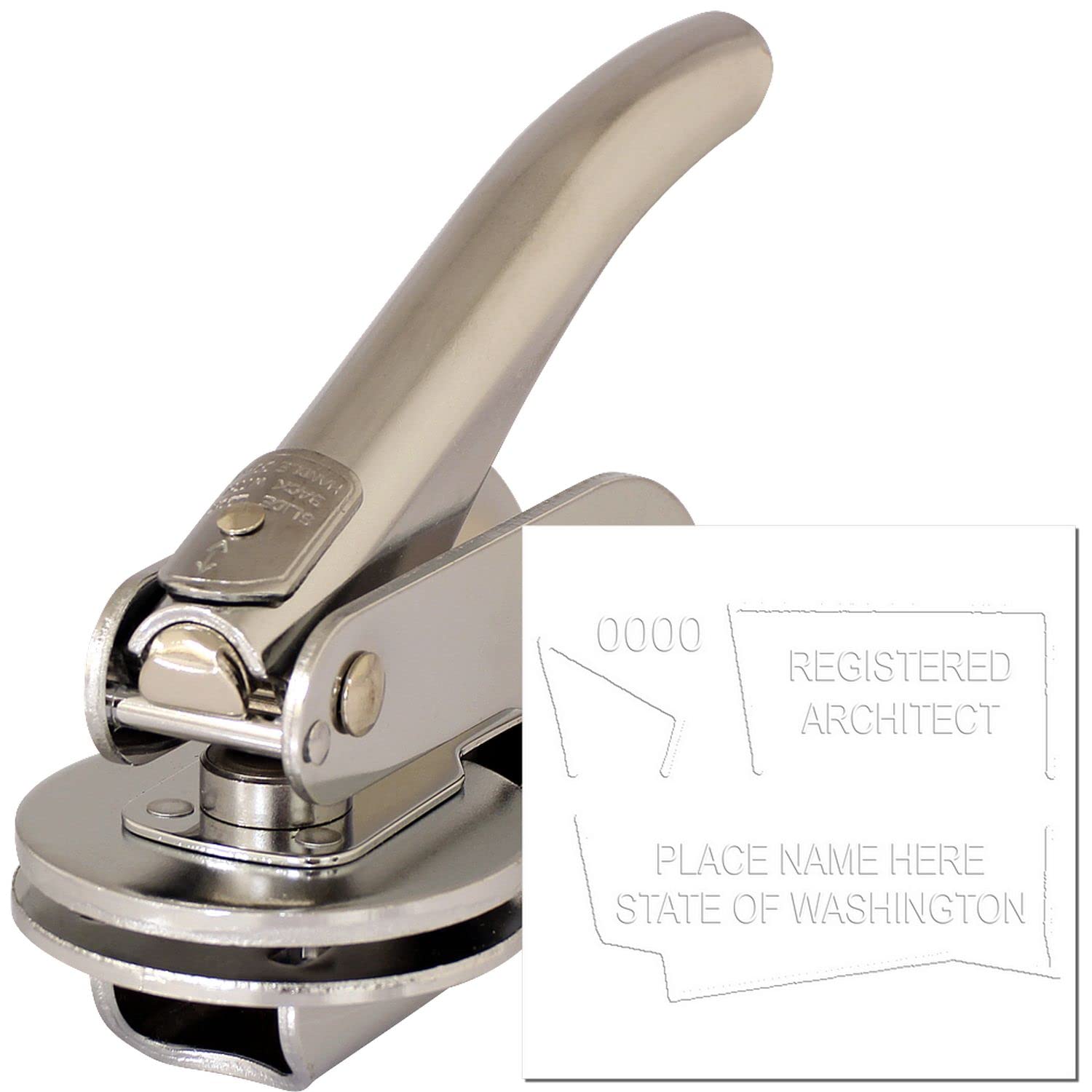 Premium Handheld Architectural Embosser - Ideal for Washington Architect Seal, Perfect Tool for Washington Architect, Architect Seal WA - Essential for Professional Architectural Projects - Image 2