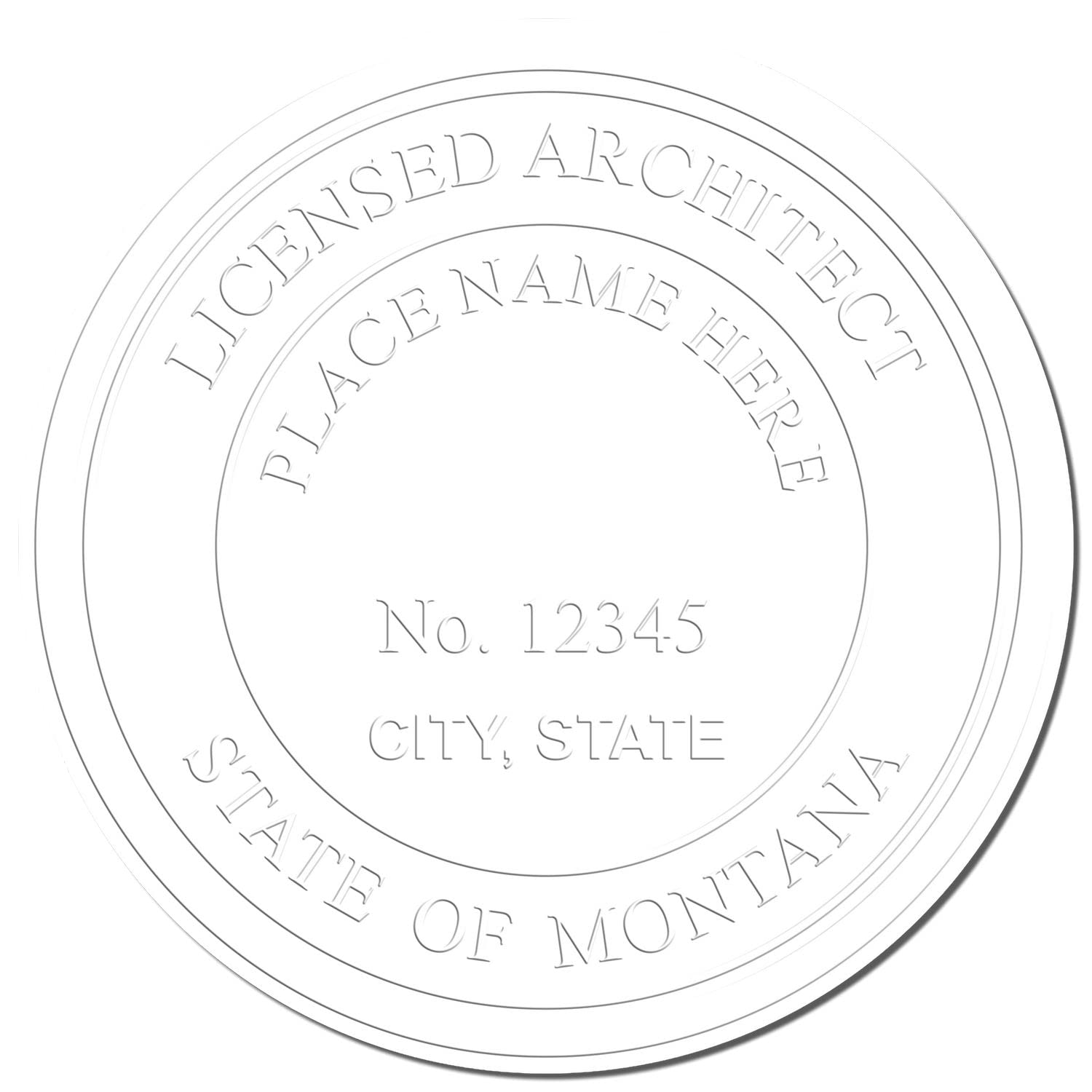 Premium Handheld Architectural Seal Embosser - Ideal for Montana Architects, Montana Architect Seal, Perfect Size 1-5/8, Essential Tool for Architect Seal MT - Designed for Montana Architects - Image 4