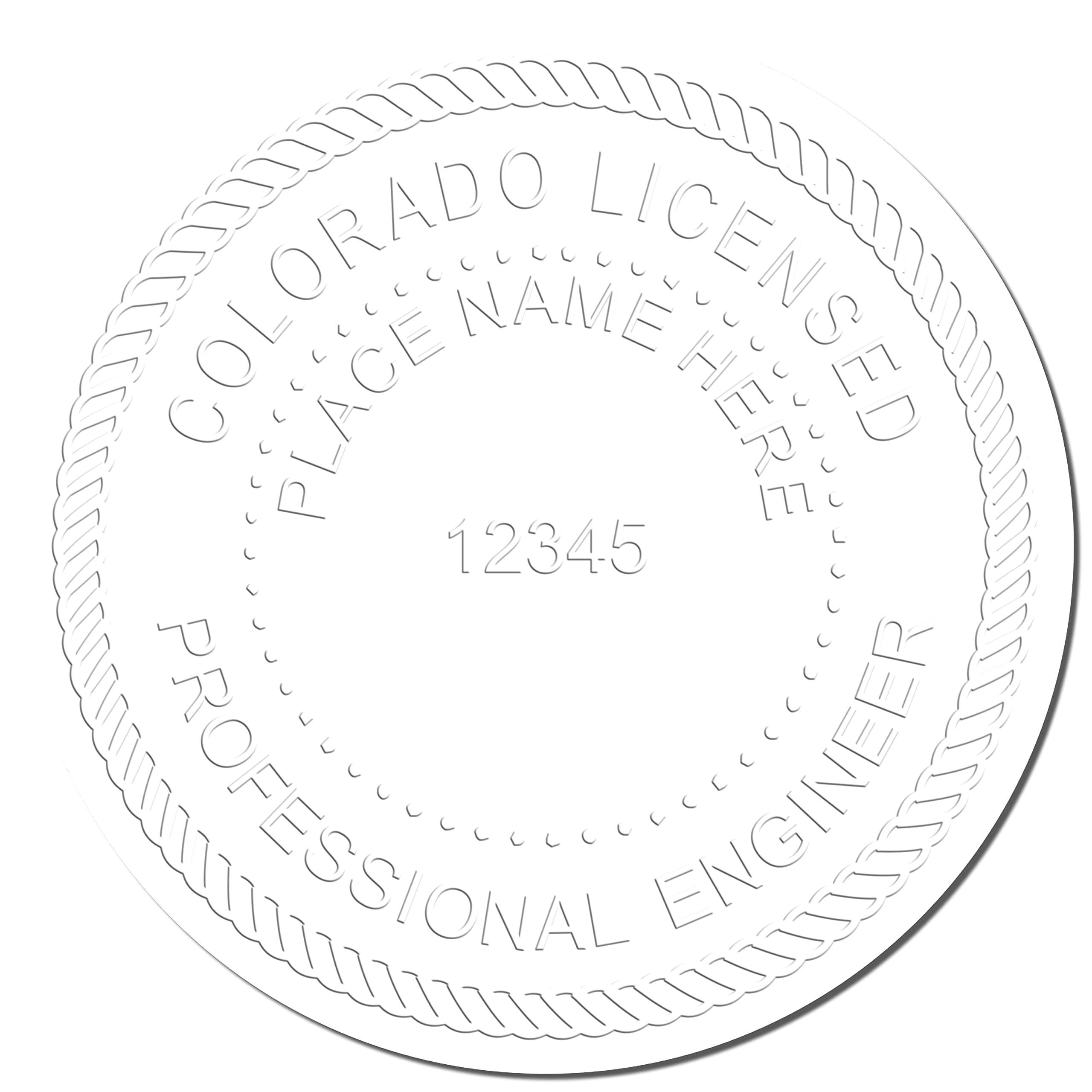 Premium Handheld Colorado PE Seal - Licensed Professional Engineer Seal for Colorado Engineers, Ideal Size 1-5/8 - for Colorado Engineer Use - Colorado Engineer Seal - PE Seal Colorado - Image 4
