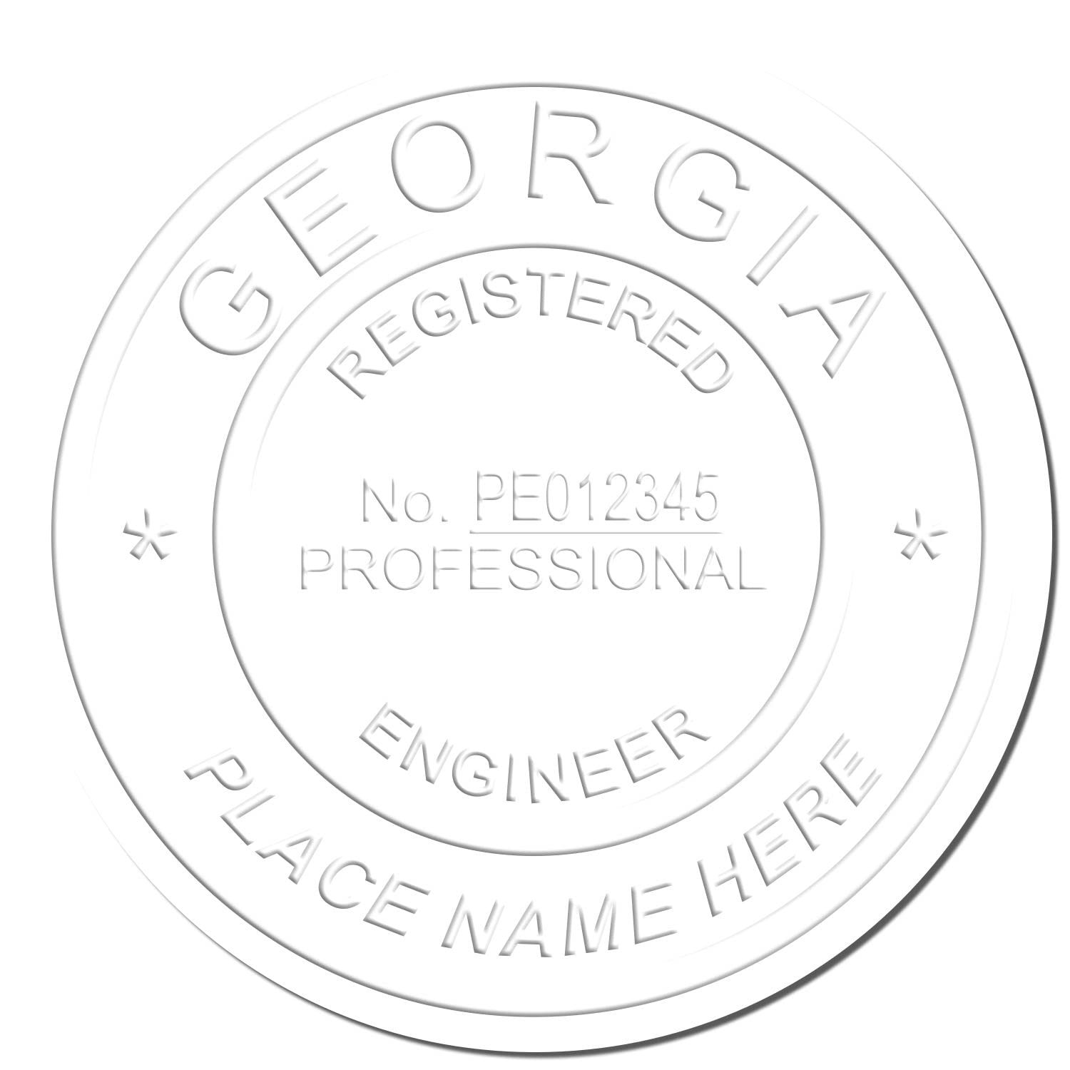 Premium Handheld Georgia PE Seal - Registered Professional Engineer Seal for Georgia Engineers, Ideal Size 1-5/8 - Georgia Engineer Seal - Essential Tool for Georgia PE Engineers, PE Seal GA - Image 4