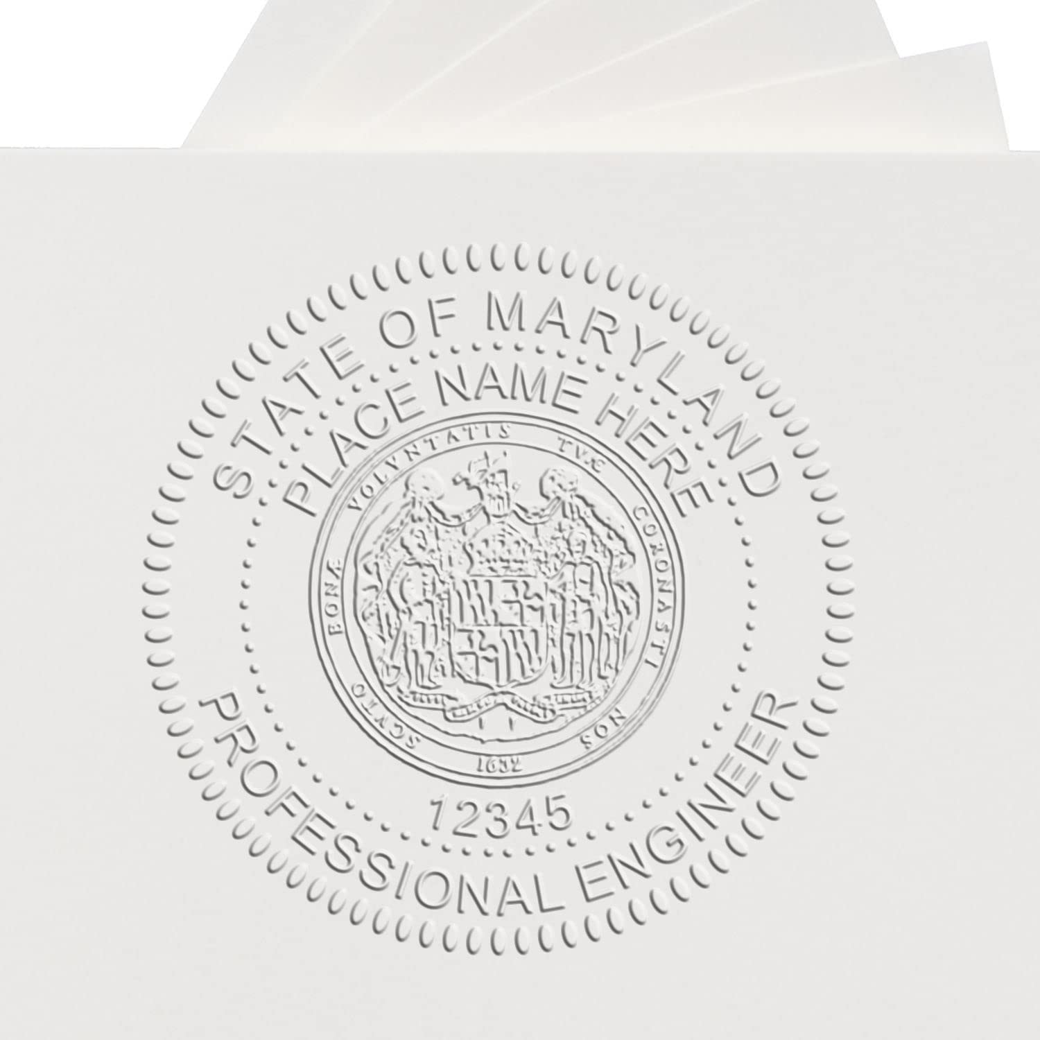 Premium Handheld Maryland Professional Engineer Seal, Ideal for Maryland Engineers, 1-5/8 Size, Maryland PE Seal, Perfect Maryland Engineer Seal - Essential Tool for Engineering Projects - Image 6