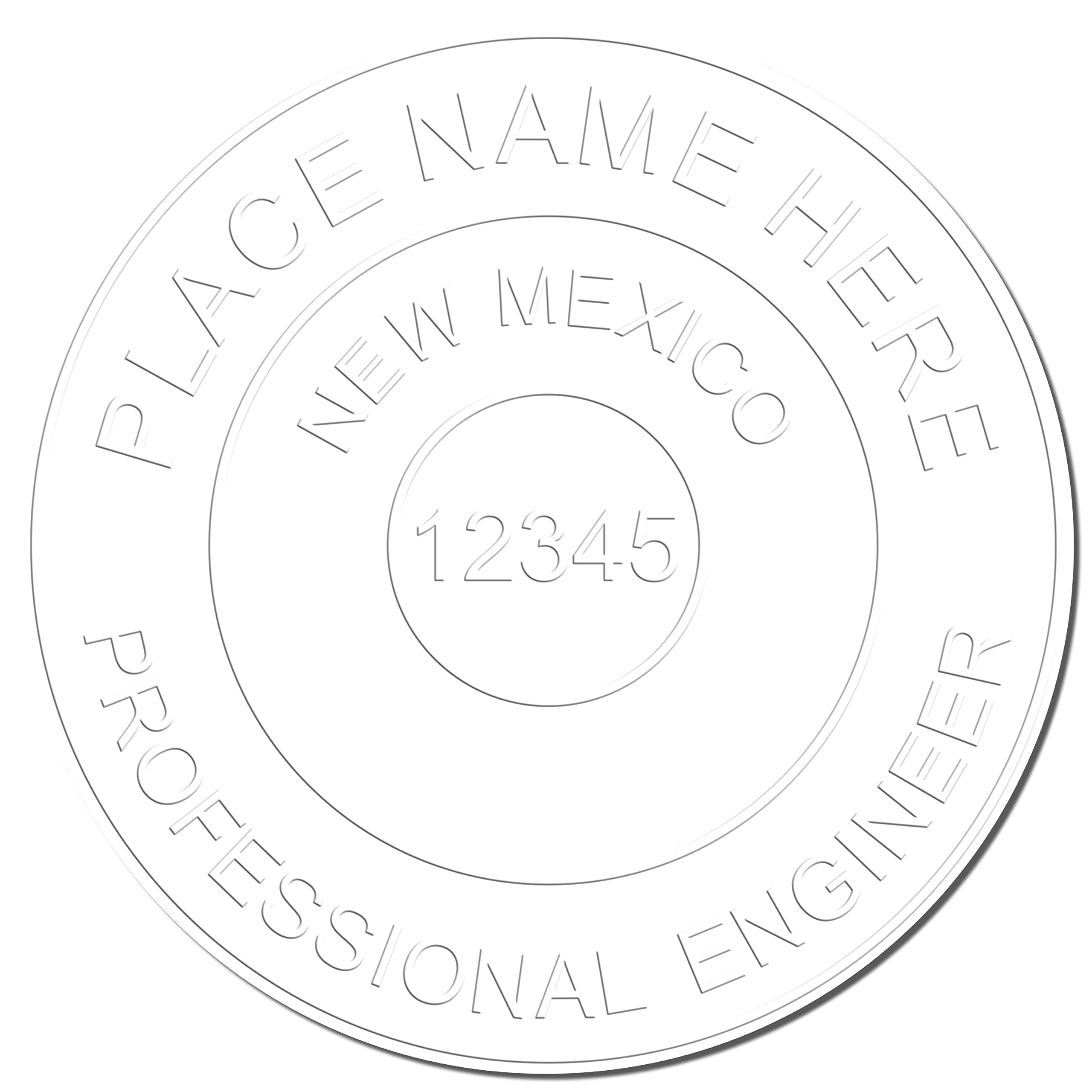 Premium Handheld New Mexico Professional Engineer Seal, Ideal for New Mexico Engineers, 1-1/2 Size, for Official Documentation - New Mexico PE Seal, New Mexico Engineer Seal, PE Seal NM - Image 4