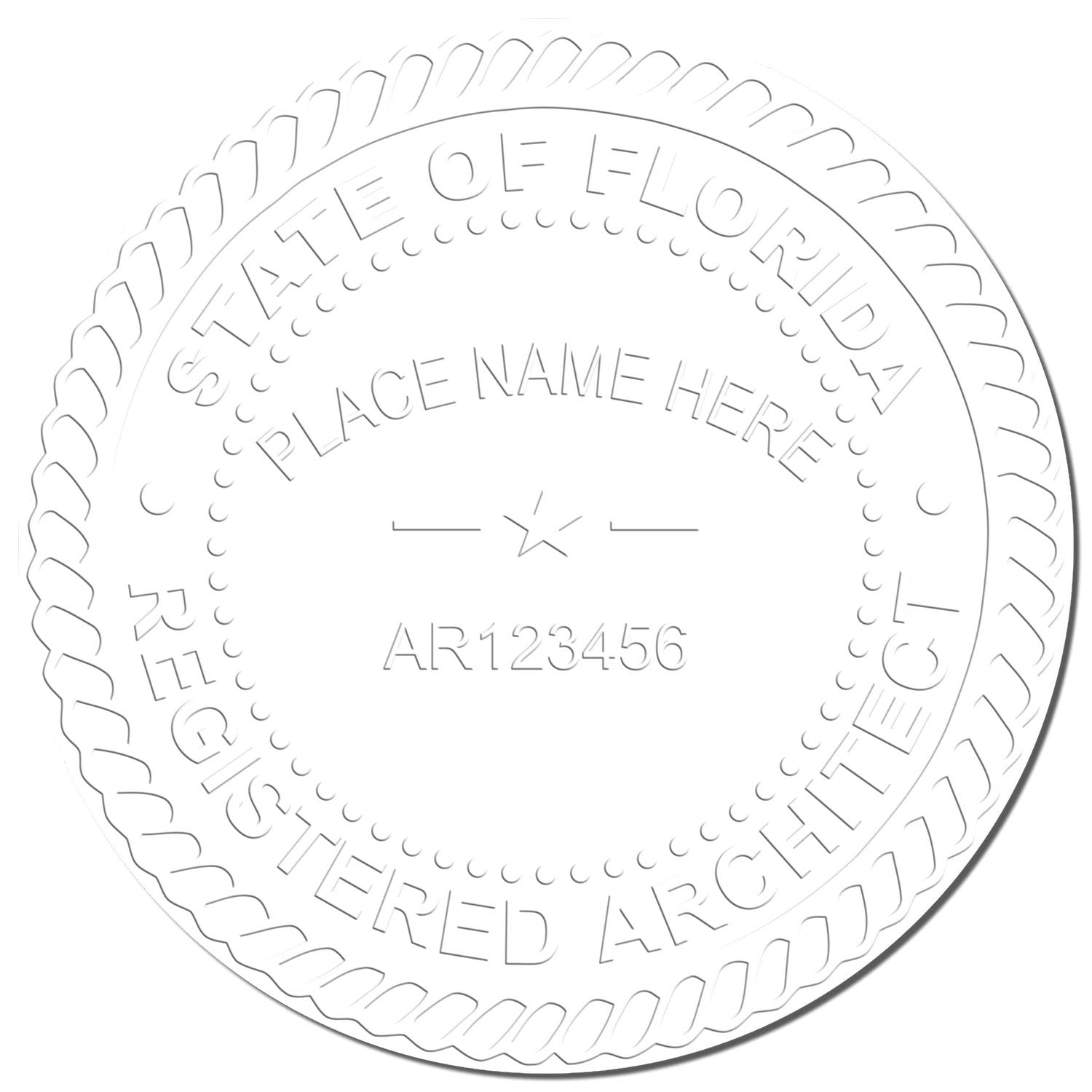 Premium Handheld Registered Architect Embossing Seal, Ideal for Florida Architect, Size 2" - Florida Architect Seal, Ideal for Professional Use - Architect Seal FL, Designed for Florida Architects - Image 4