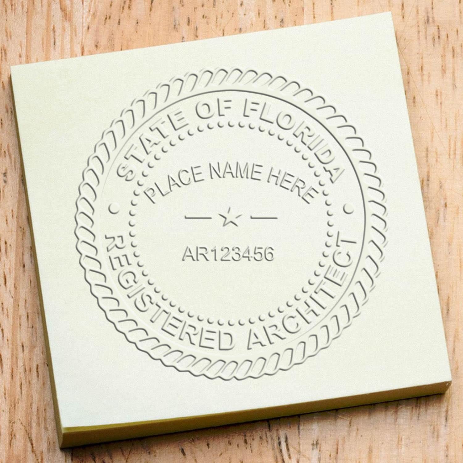 Premium Handheld Registered Architect Embossing Seal, Ideal for Florida Architect, Size 2" - Florida Architect Seal, Ideal for Professional Use - Architect Seal FL, Designed for Florida Architects - Image 6