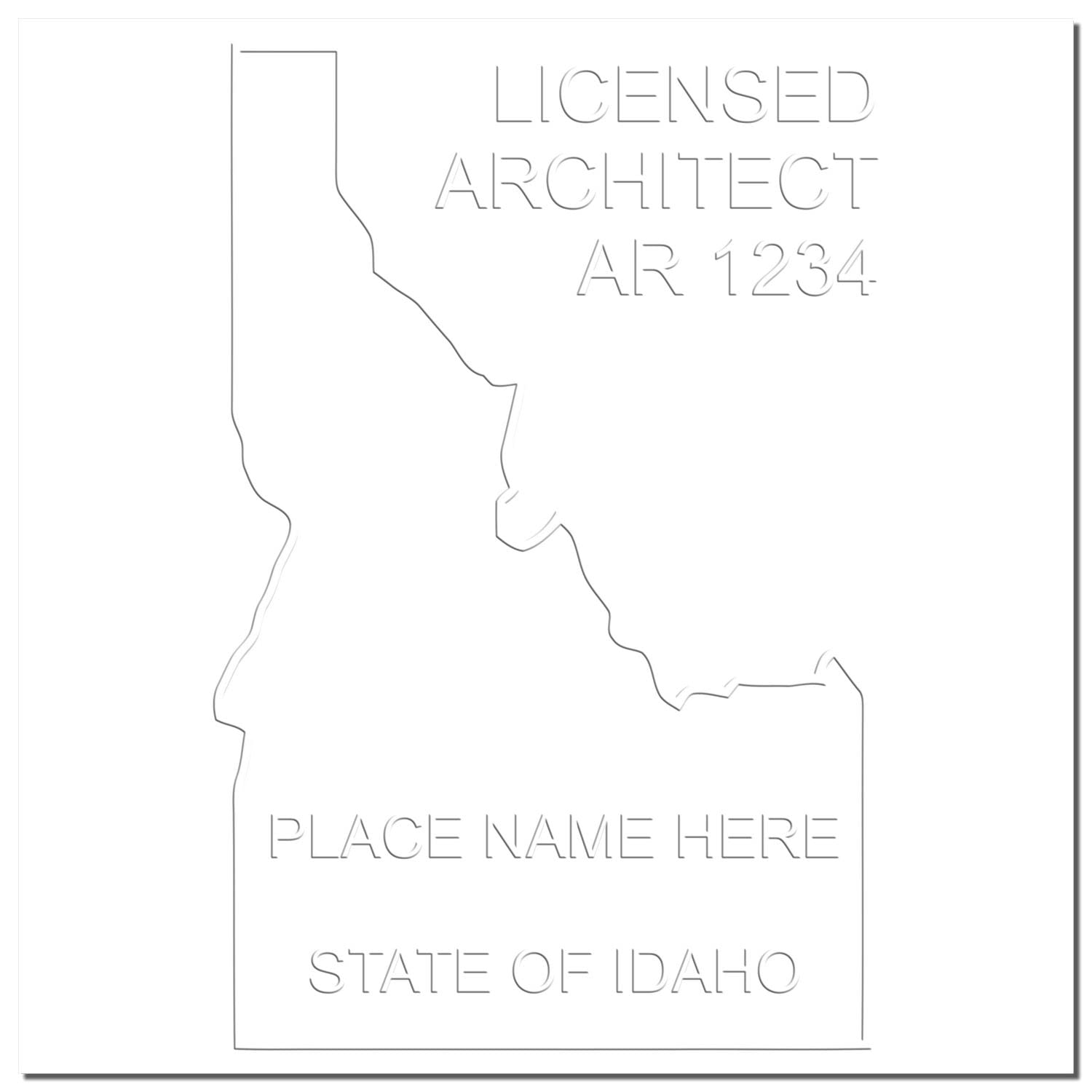 Premium Idaho Architect Seal, Handheld Architectural Seal Embosser, Ideal for Idaho Architects, Size 1-1/4 x 1-3/4, and Easy to Use, Architect Seal ID - Perfect Tool for Professional Idaho Architect - Image 4