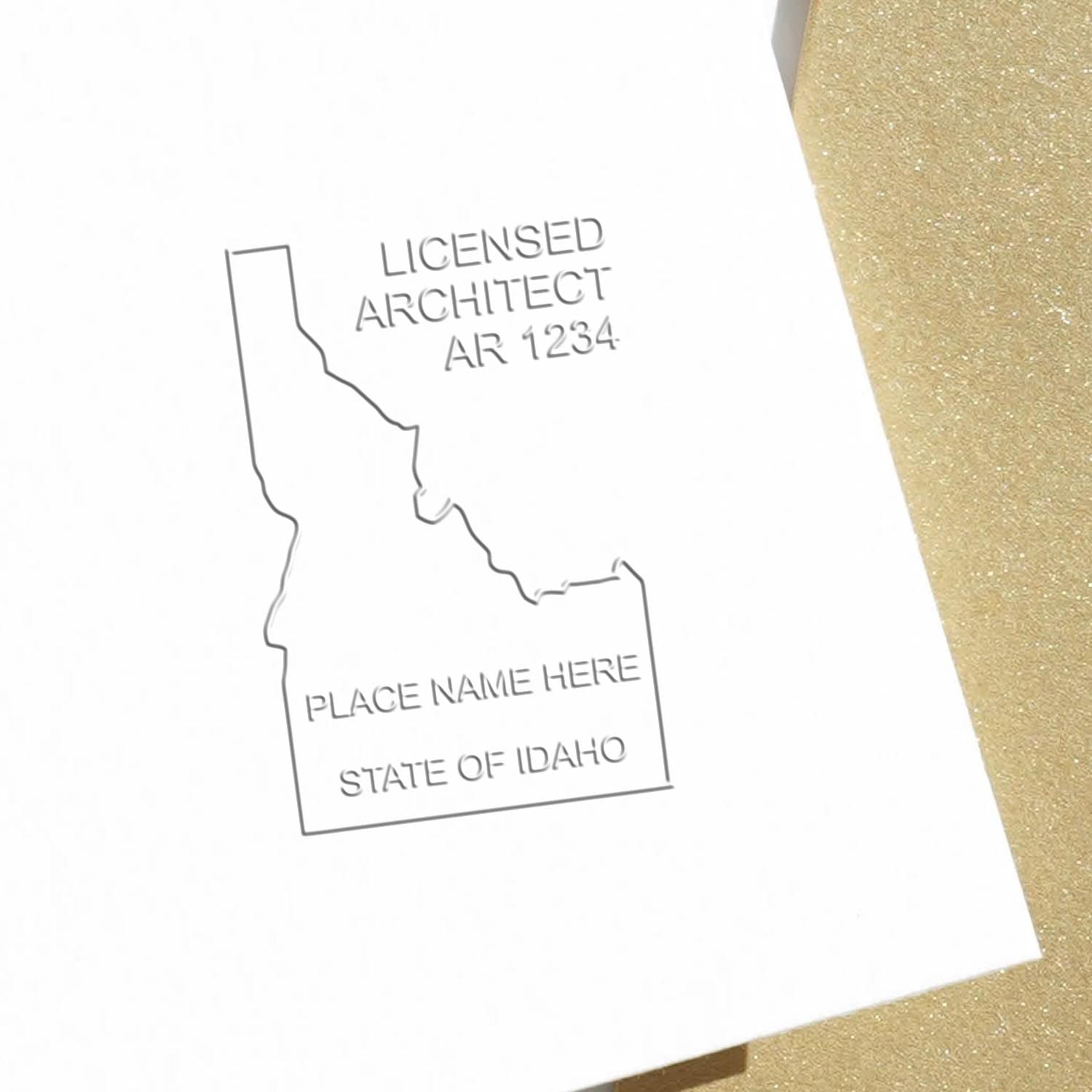 Premium Idaho Architect Seal, Handheld Architectural Seal Embosser, Ideal for Idaho Architects, Size 1-1/4 x 1-3/4, and Easy to Use, Architect Seal ID - Perfect Tool for Professional Idaho Architect - Image 6