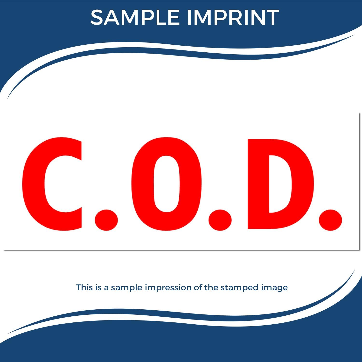 Premium Quality Accounting Stamp, Red Ink Self-Inking COD Stamp - Ideal for Administrative Professionals, Durable and Efficient, 1/2 x 1-1/2, Ideal for Office Use, High Visibility Red Ink - Image 7